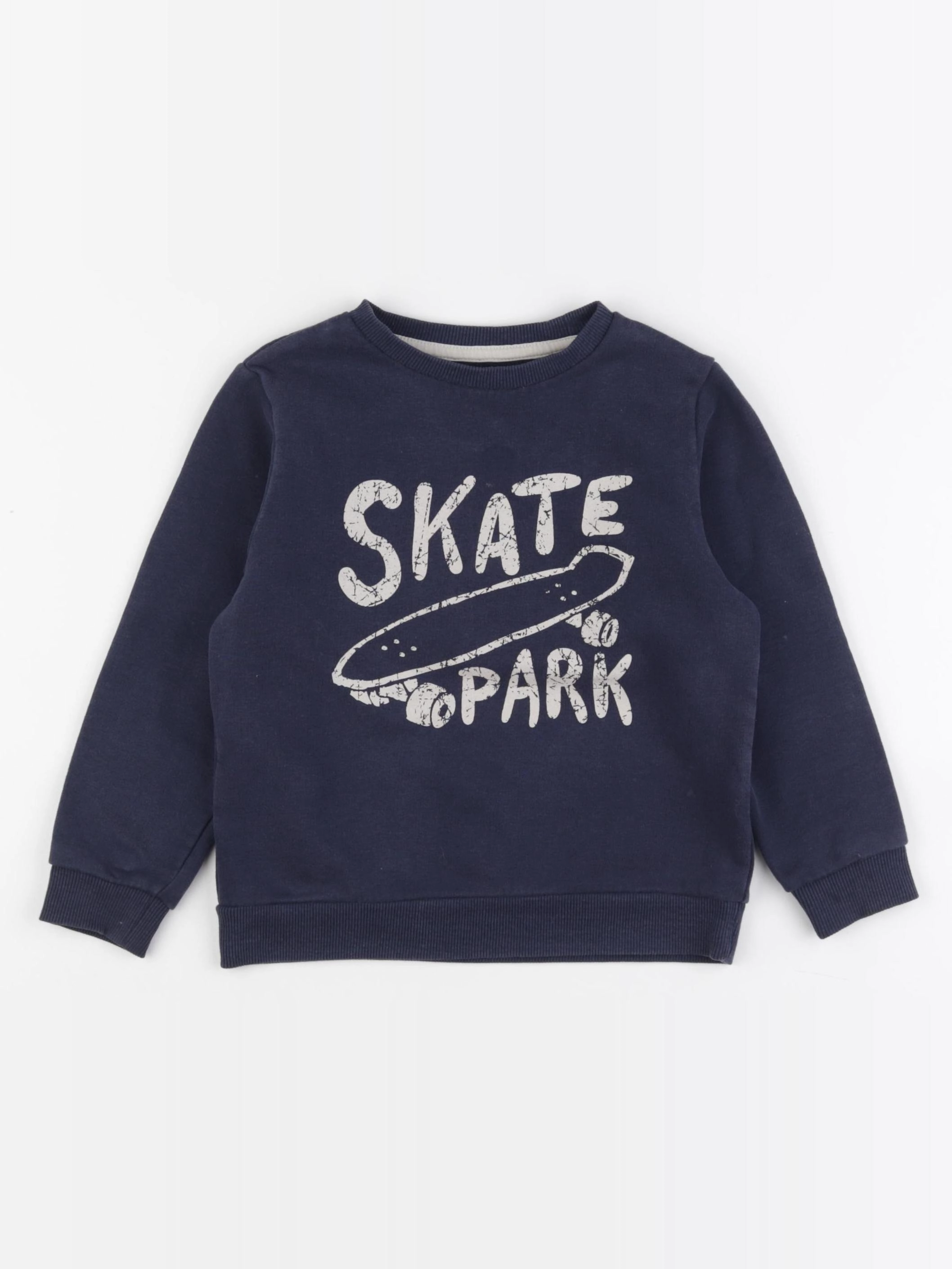 Vertbaudet - sweat bleu - 5 ans