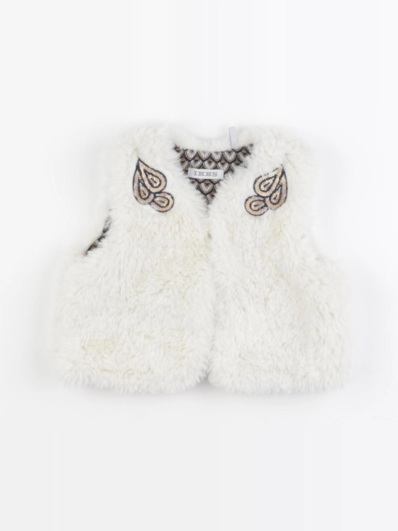 IKKS - gilet blanc - 6 mois