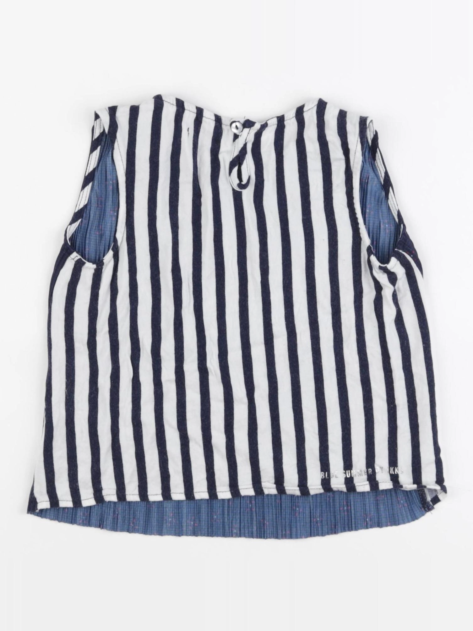 IKKS - blouse bleu, blanc - 4 ans