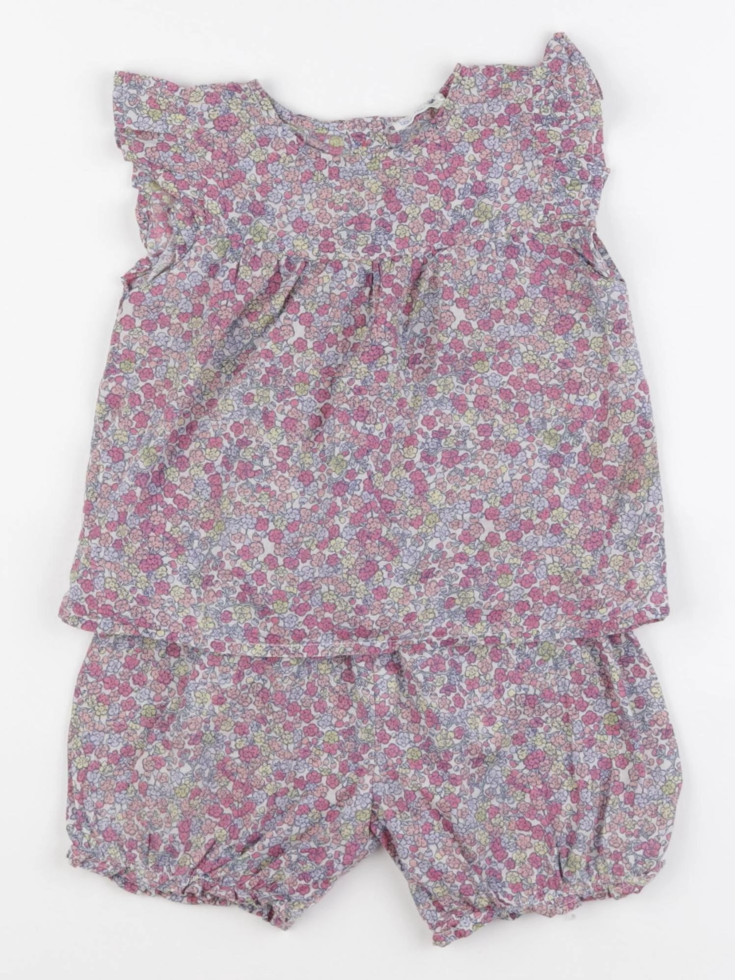 Boutchou - pyjama coton rose - 18 mois