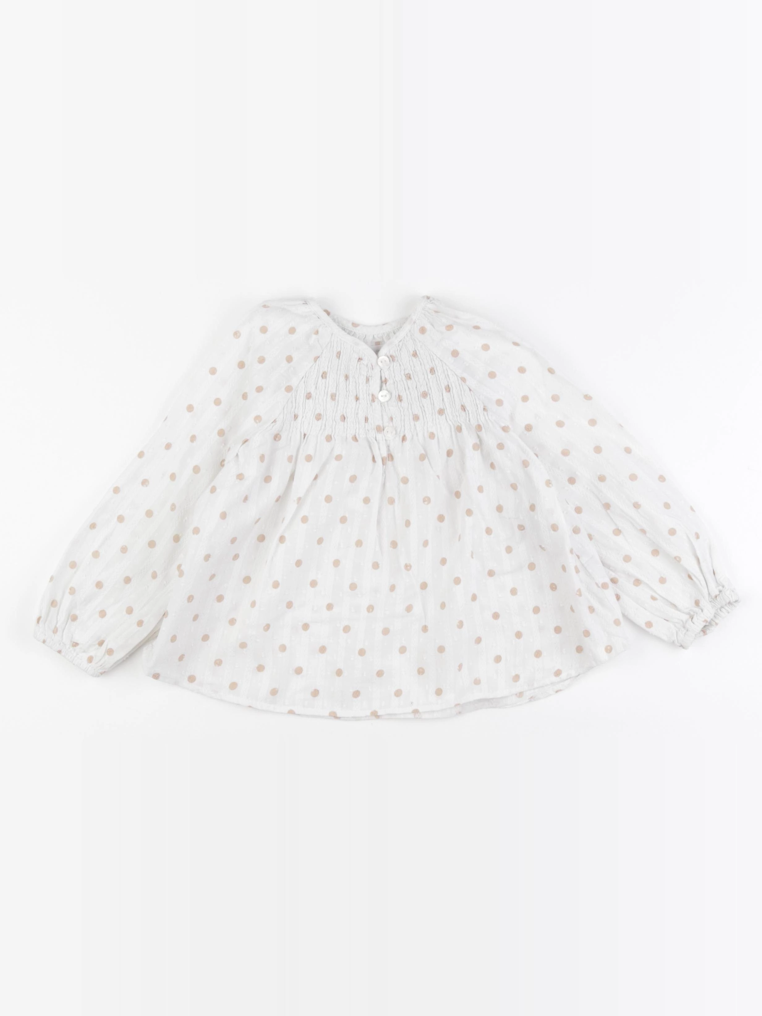 Zara - blouse blanc - 3/4 ans
