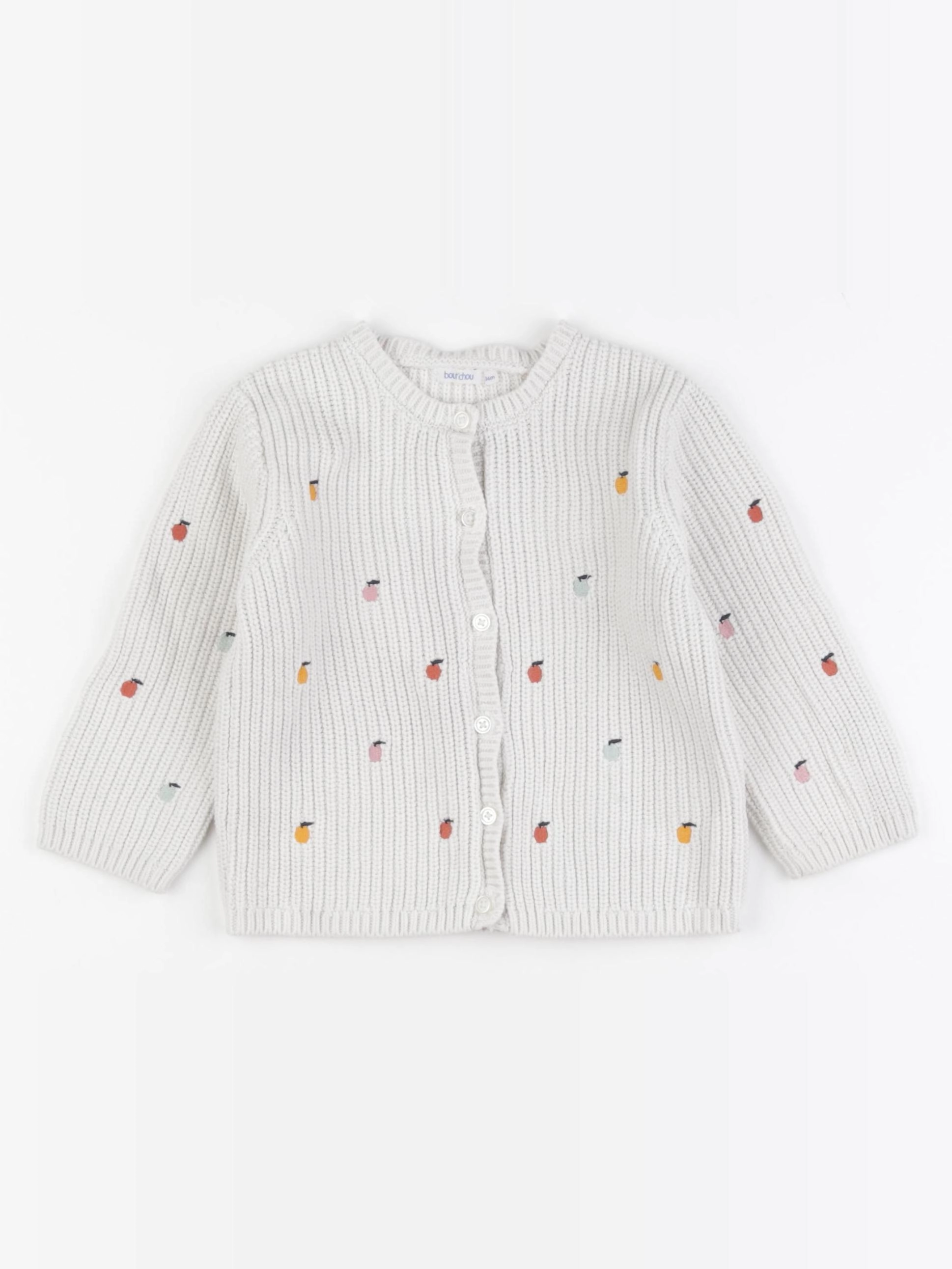 Boutchou - gilet blanc - 3 ans