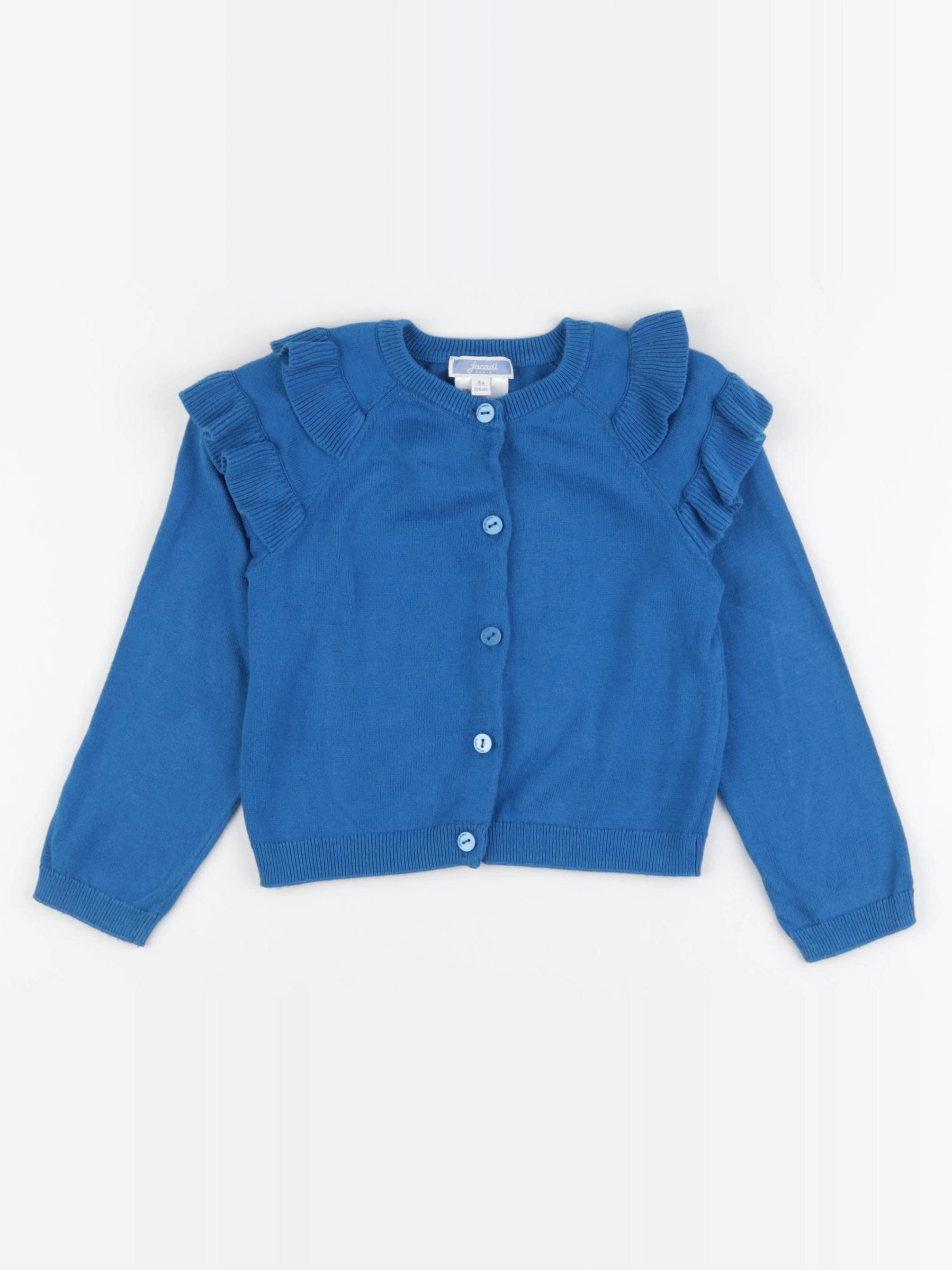 Jacadi - gilet bleu - 4 ans