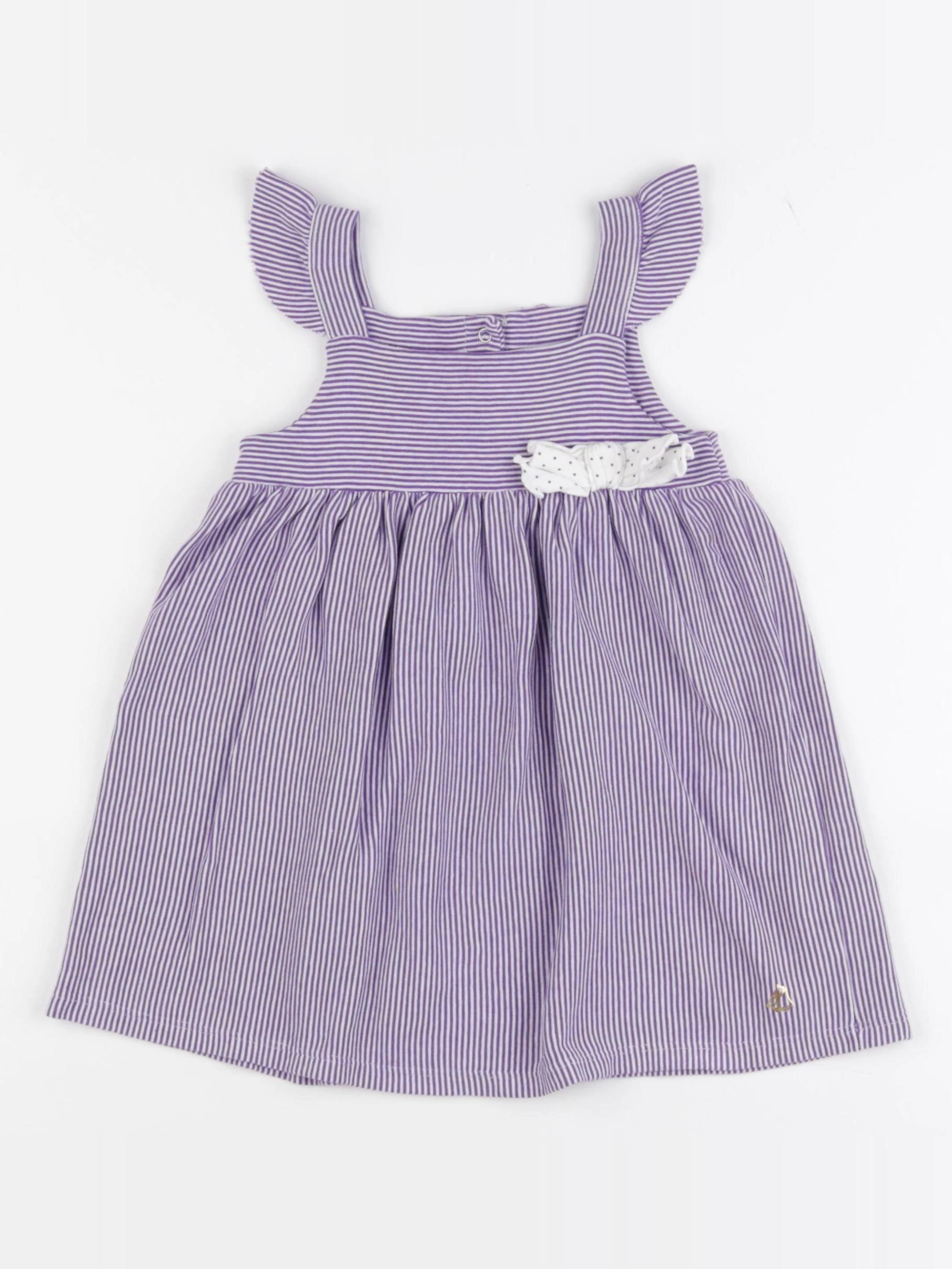 Petit Bateau - robe violet - 18 mois