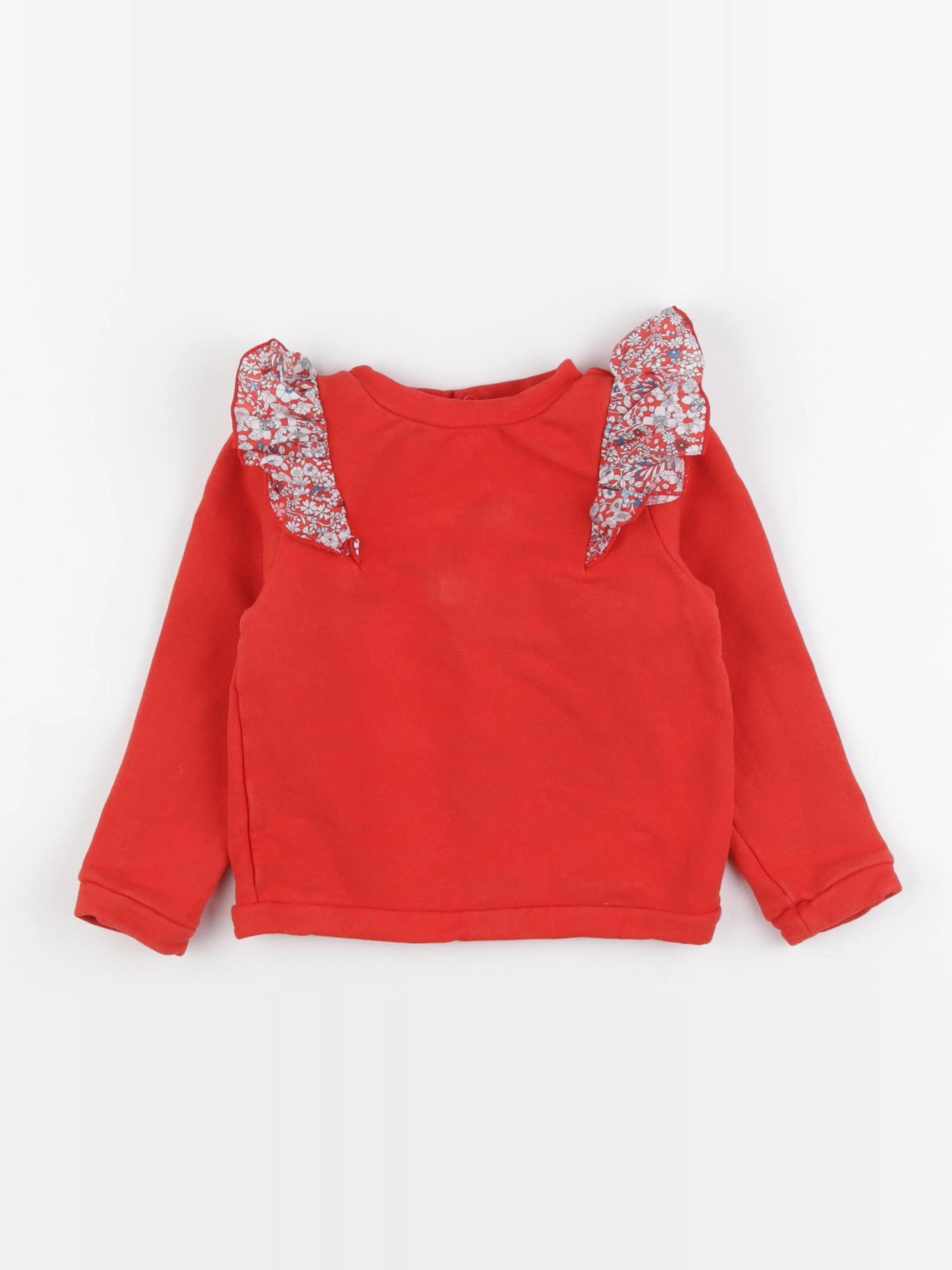 Jacadi - sweat rouge - 3 ans