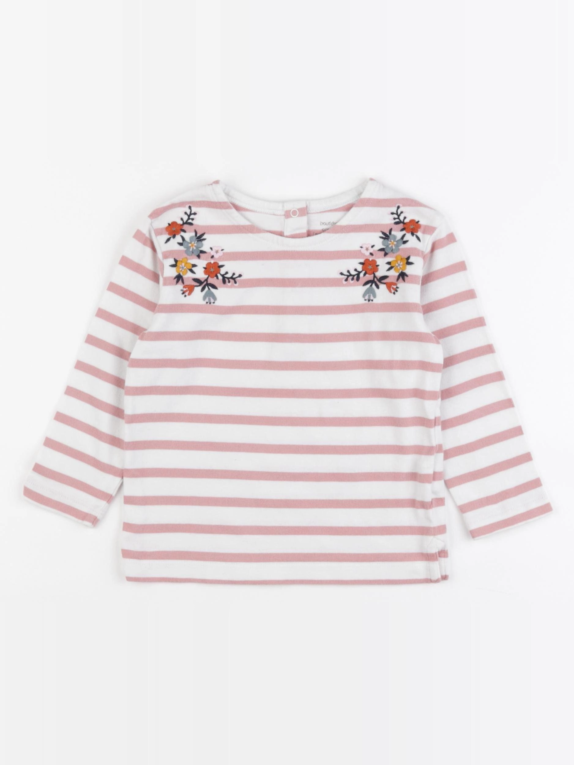 Boutchou - tee-shirt rose - 2 ans