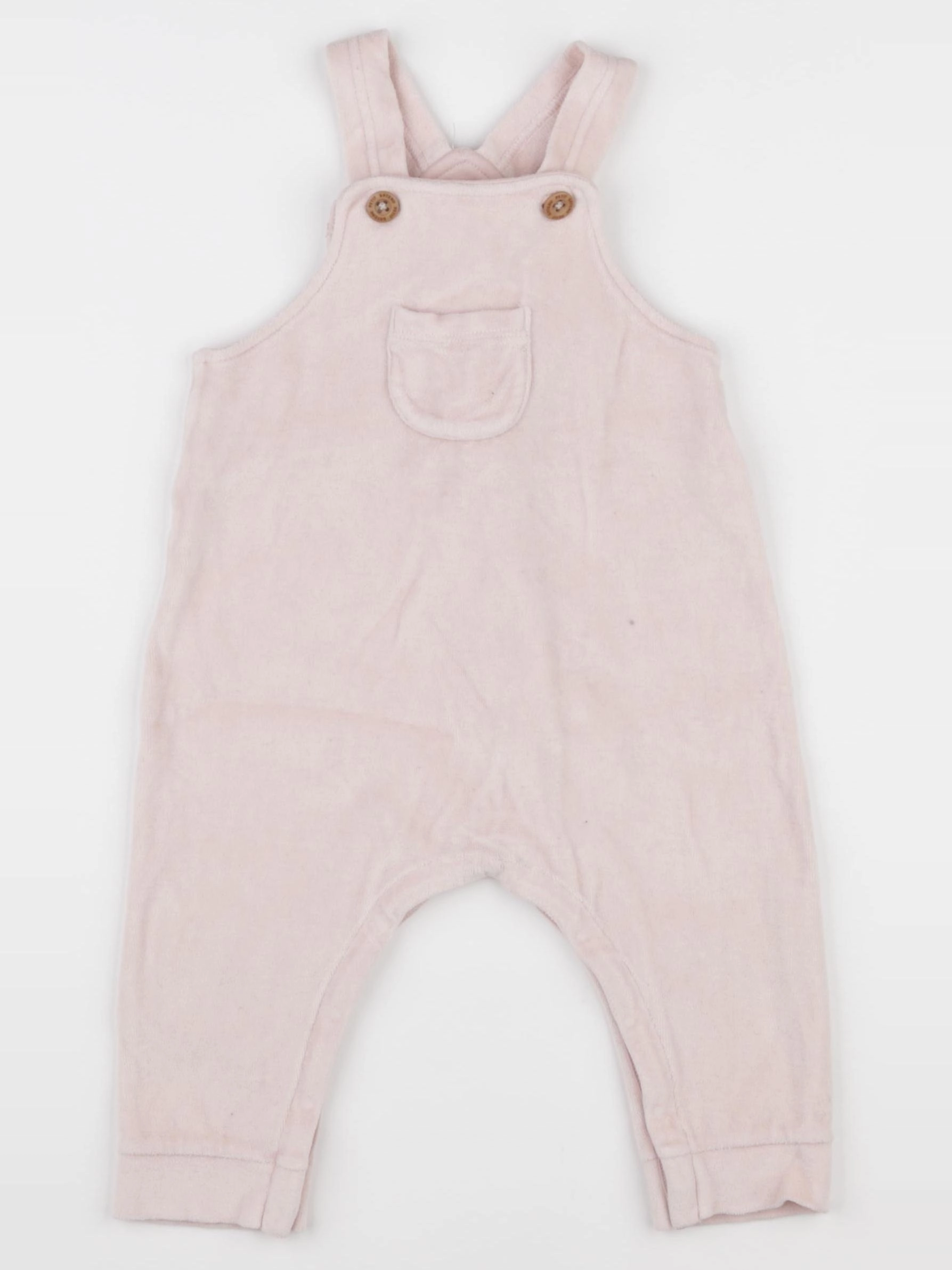 Petit Bateau - salopette rose - 12 mois