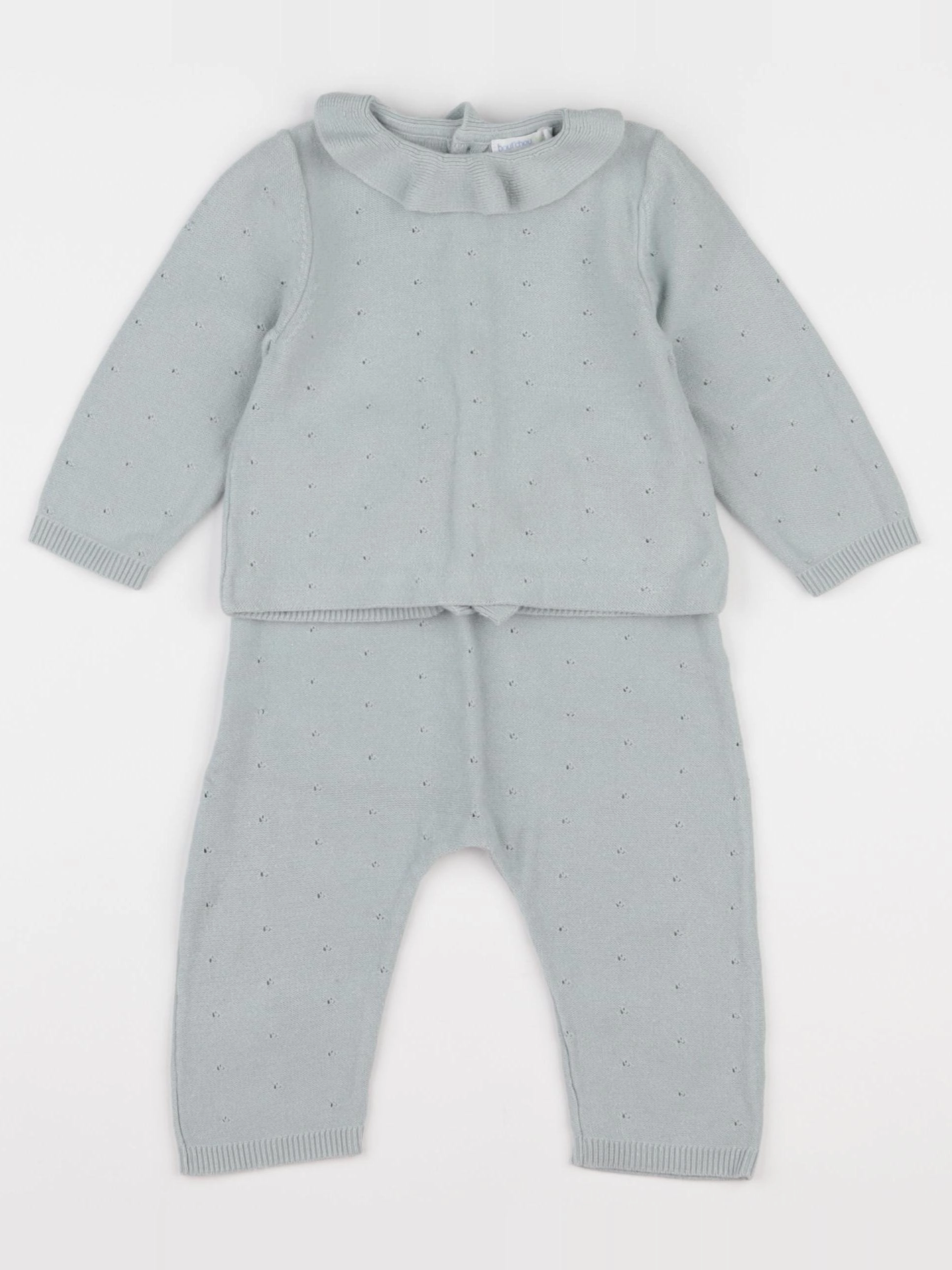 Boutchou - ensemble vert - 9 mois