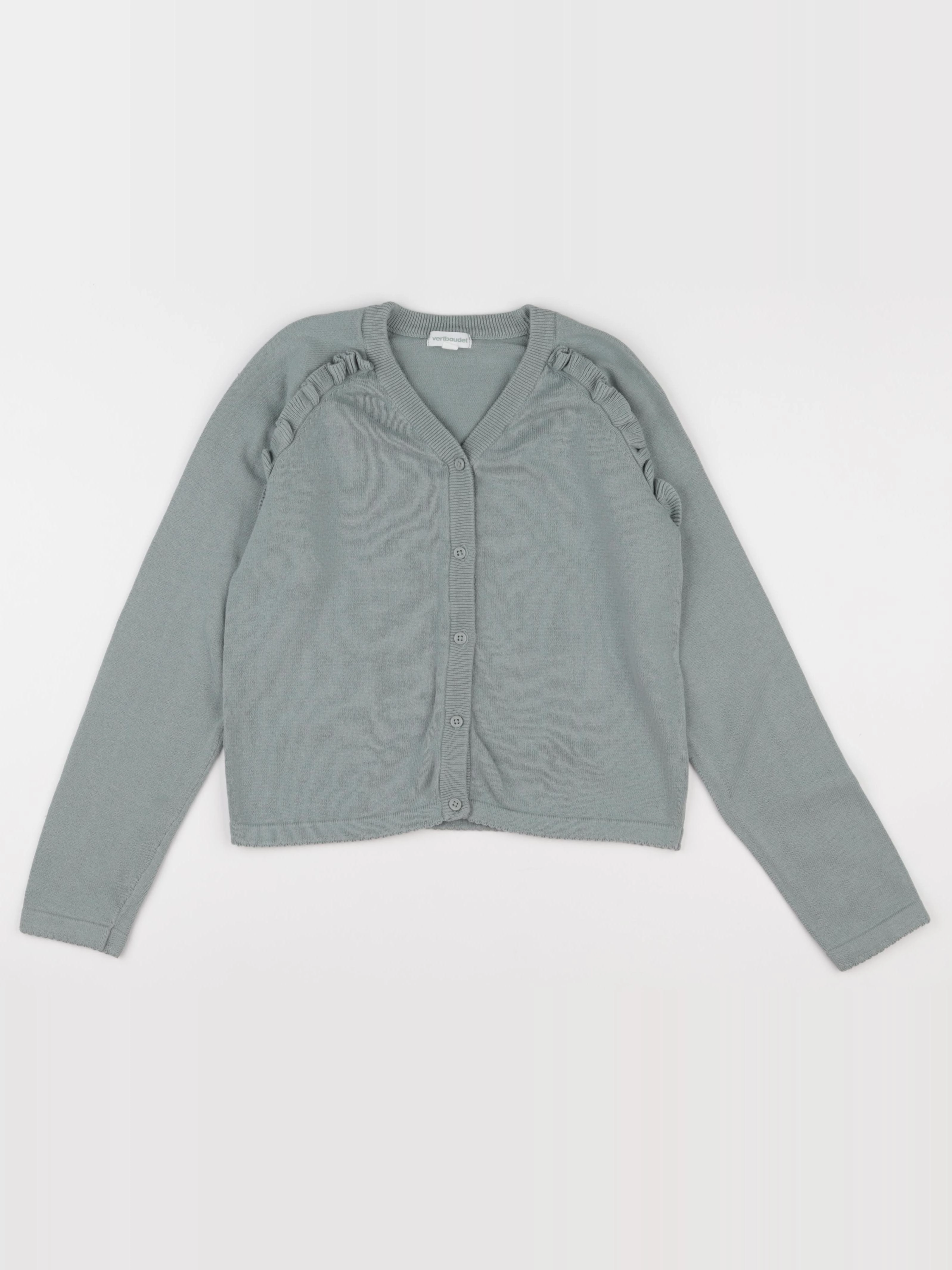Vertbaudet - gilet vert - 10 ans