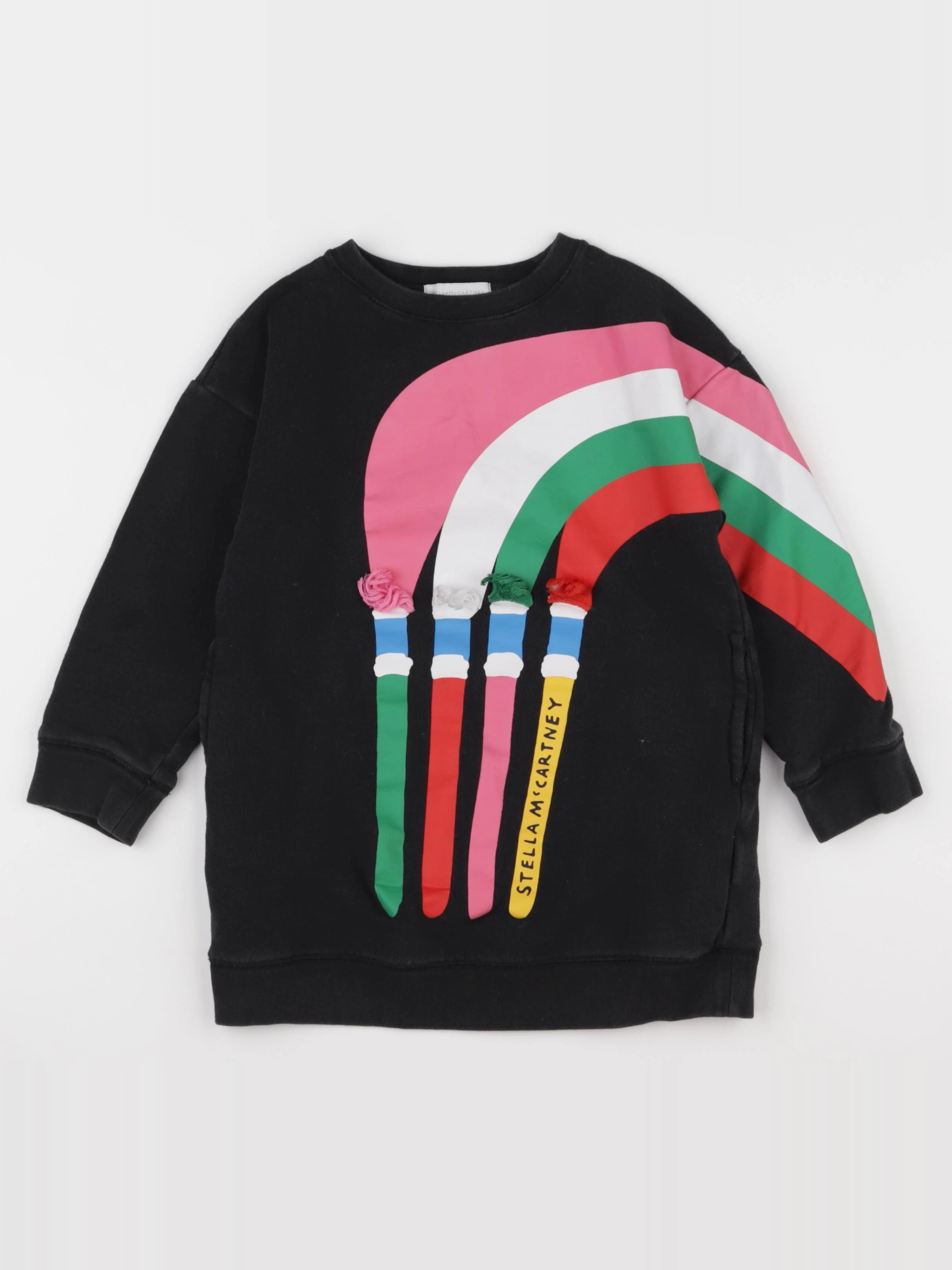 Stella McCartney Kids - sweat noir, multicolore - 5 ans