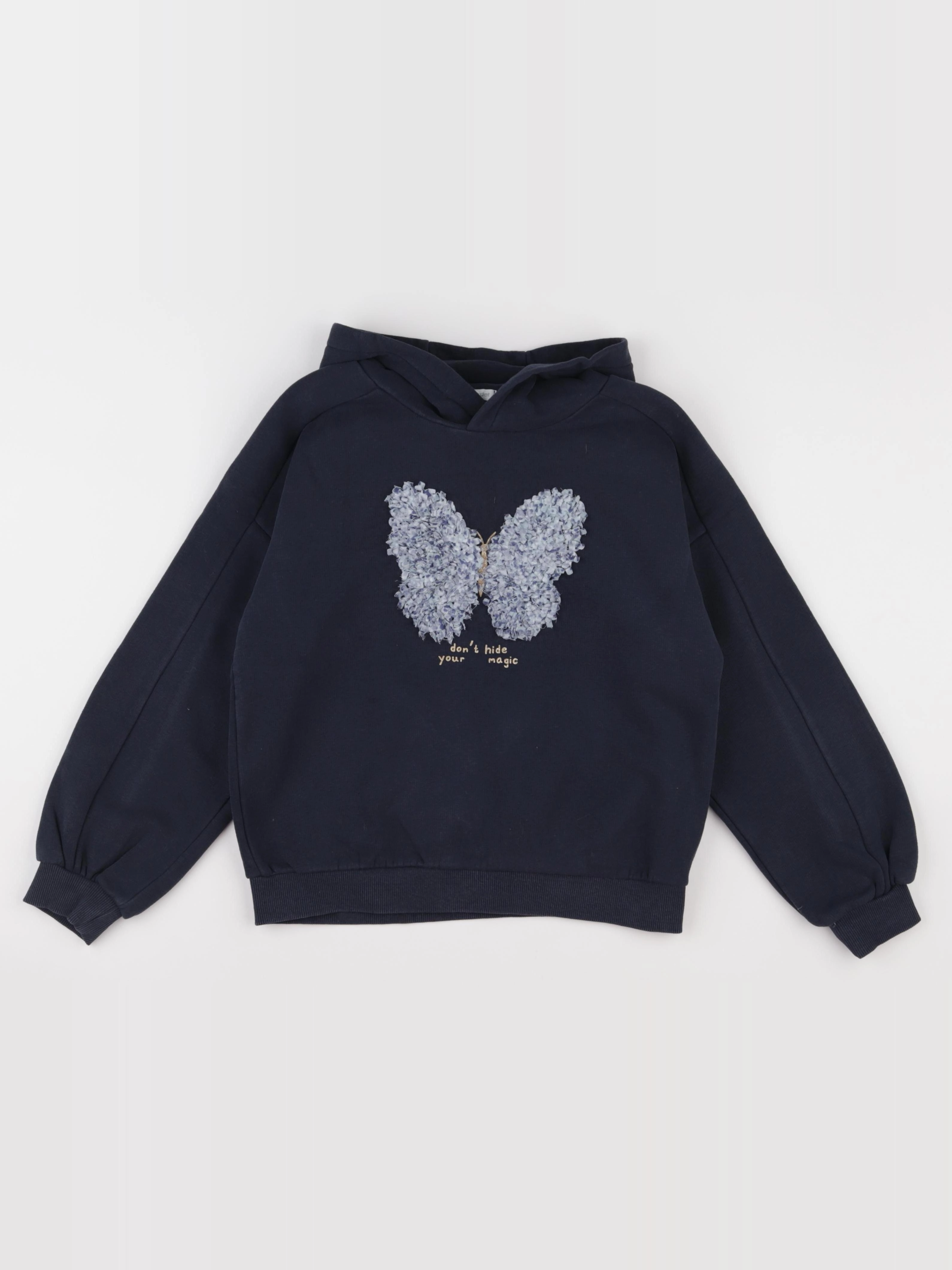 Vertbaudet - sweat bleu - 10 ans