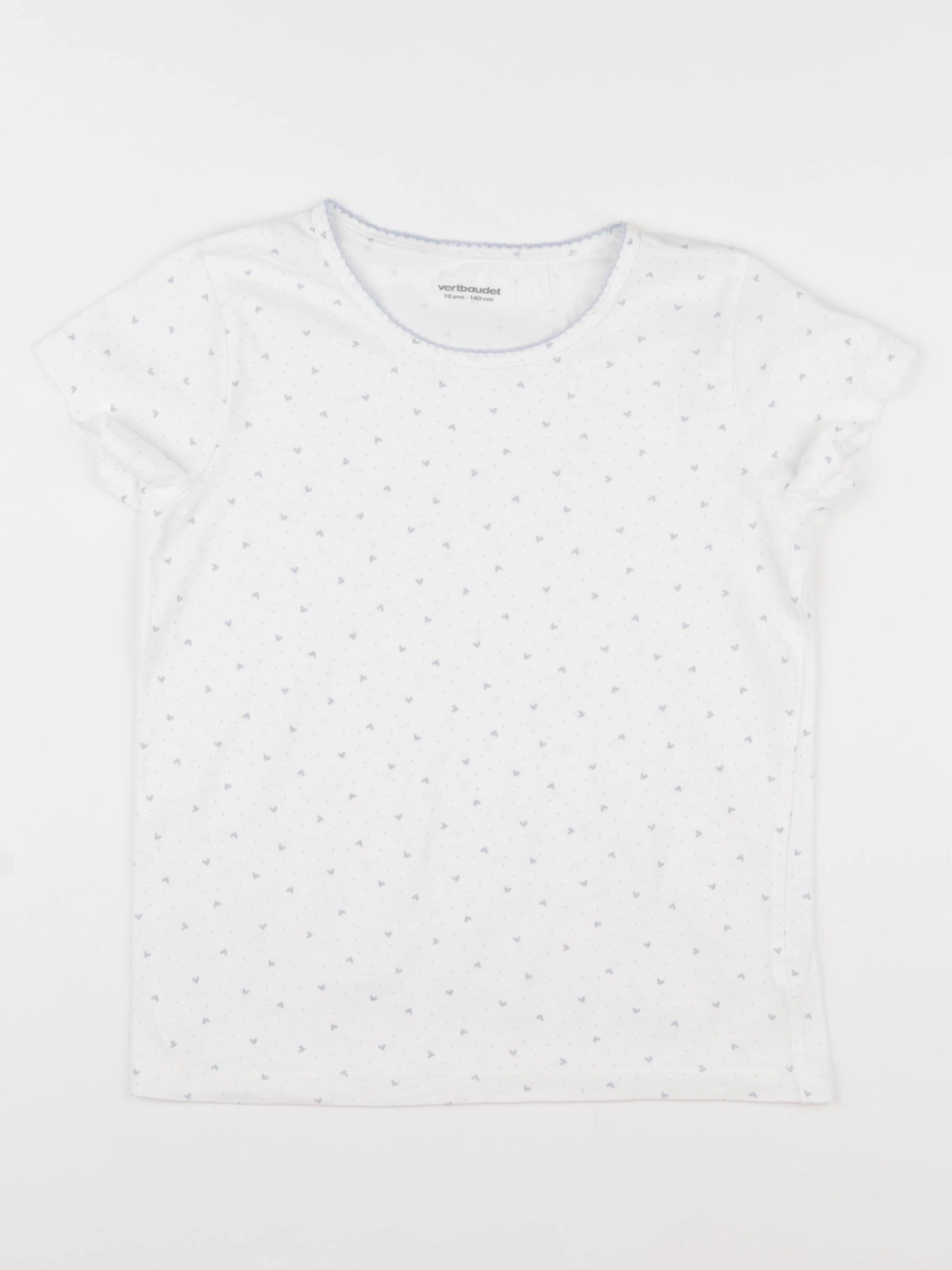 Vertbaudet - maillot de corps blanc - 10 ans