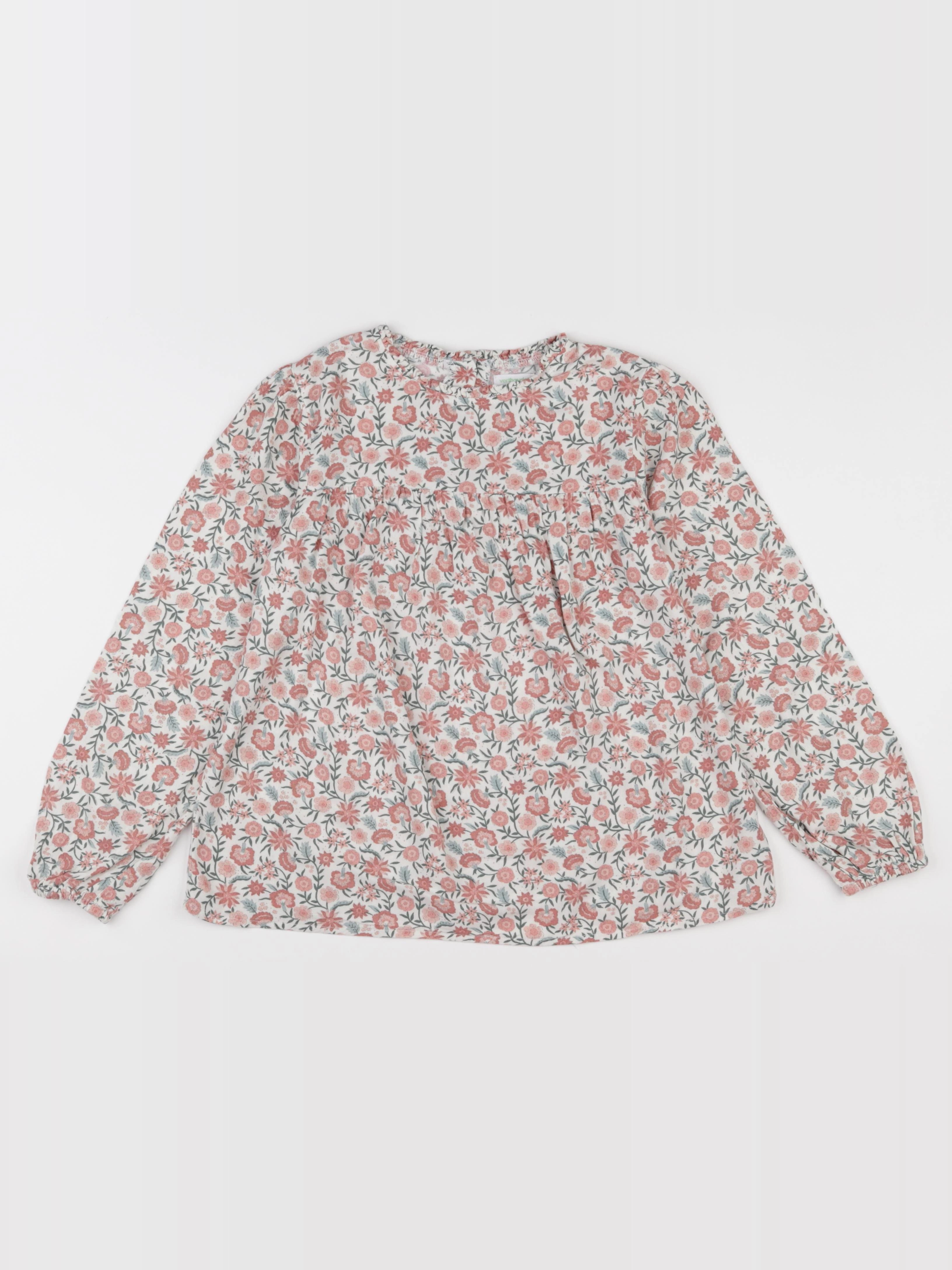 Vertbaudet - blouse multicolore - 10 ans