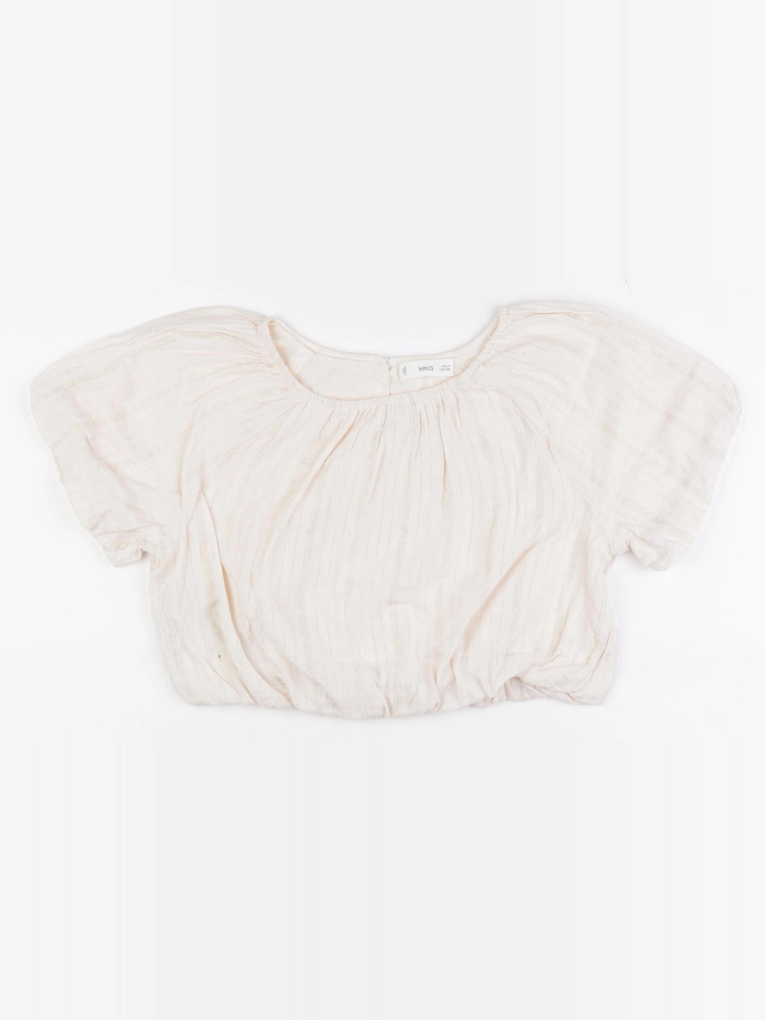 Mango - blouse beige, or - 10 ans