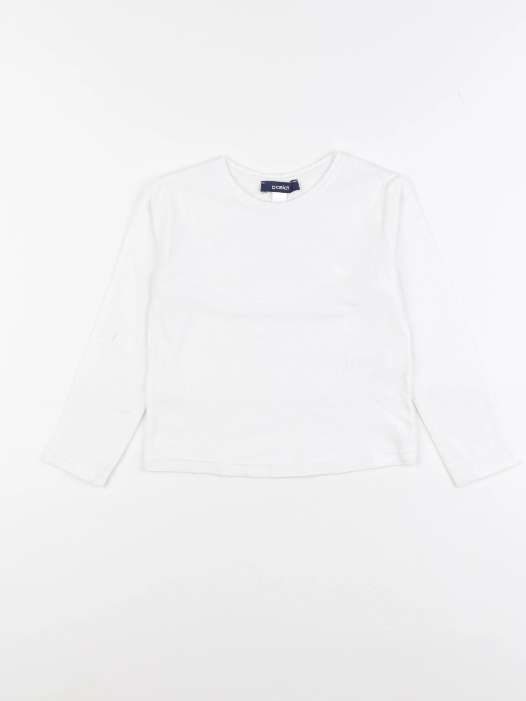 Okaidi - tee-shirt blanc - 3 ans