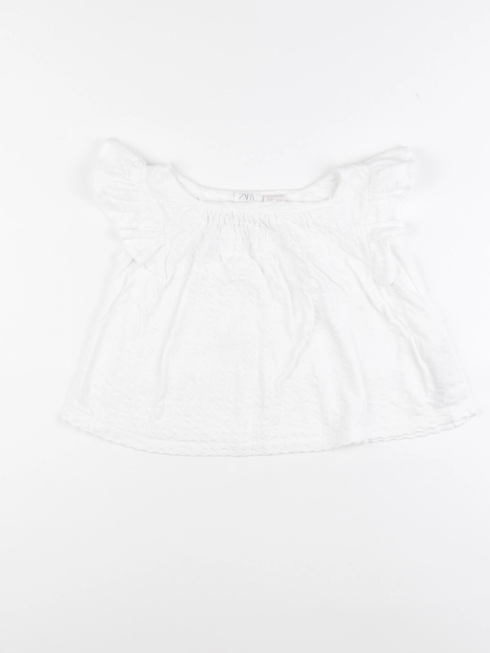 Zara - tee-shirt blanc - 3/4 ans