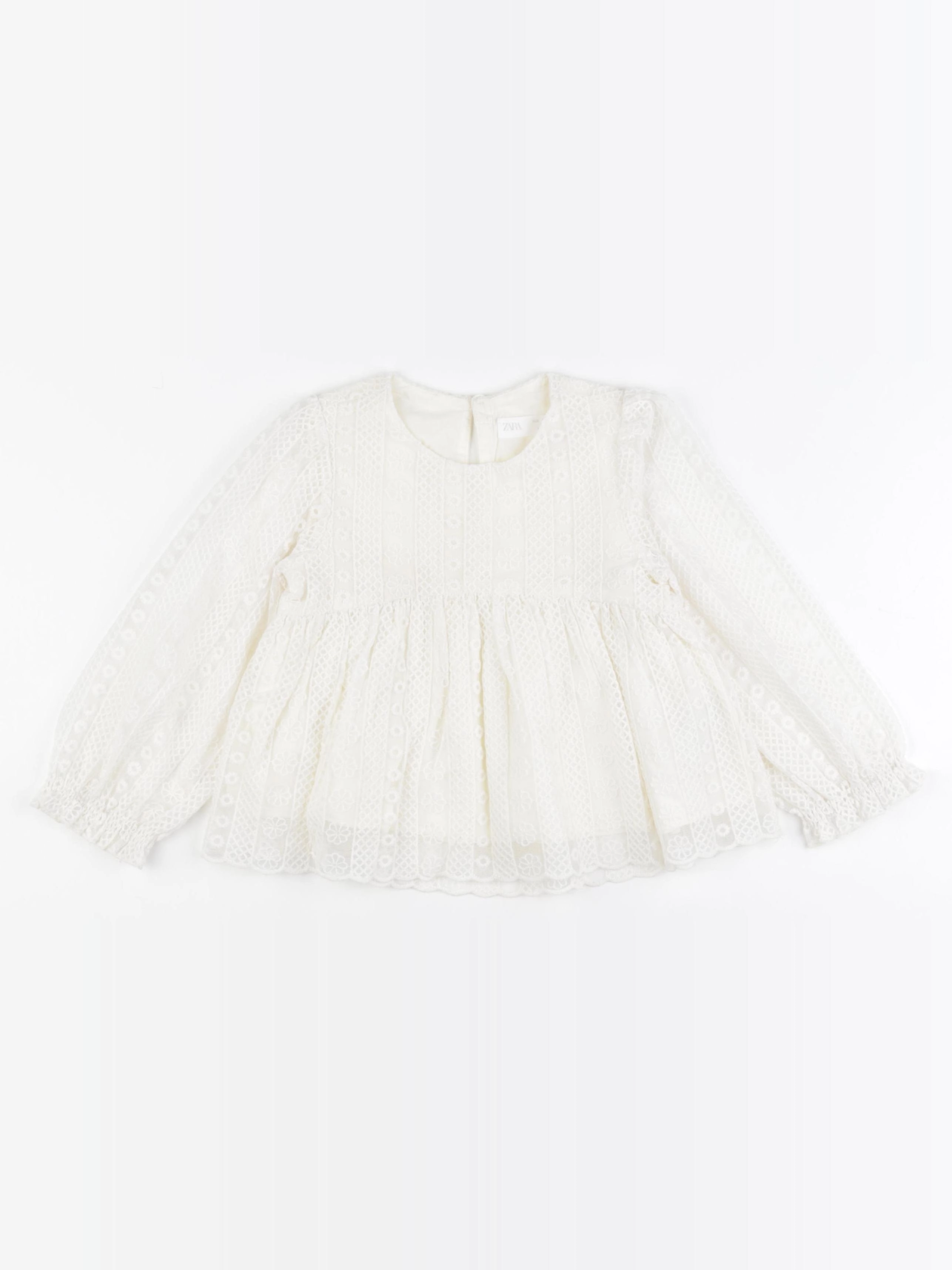 Zara - blouse beige - 4/5 ans