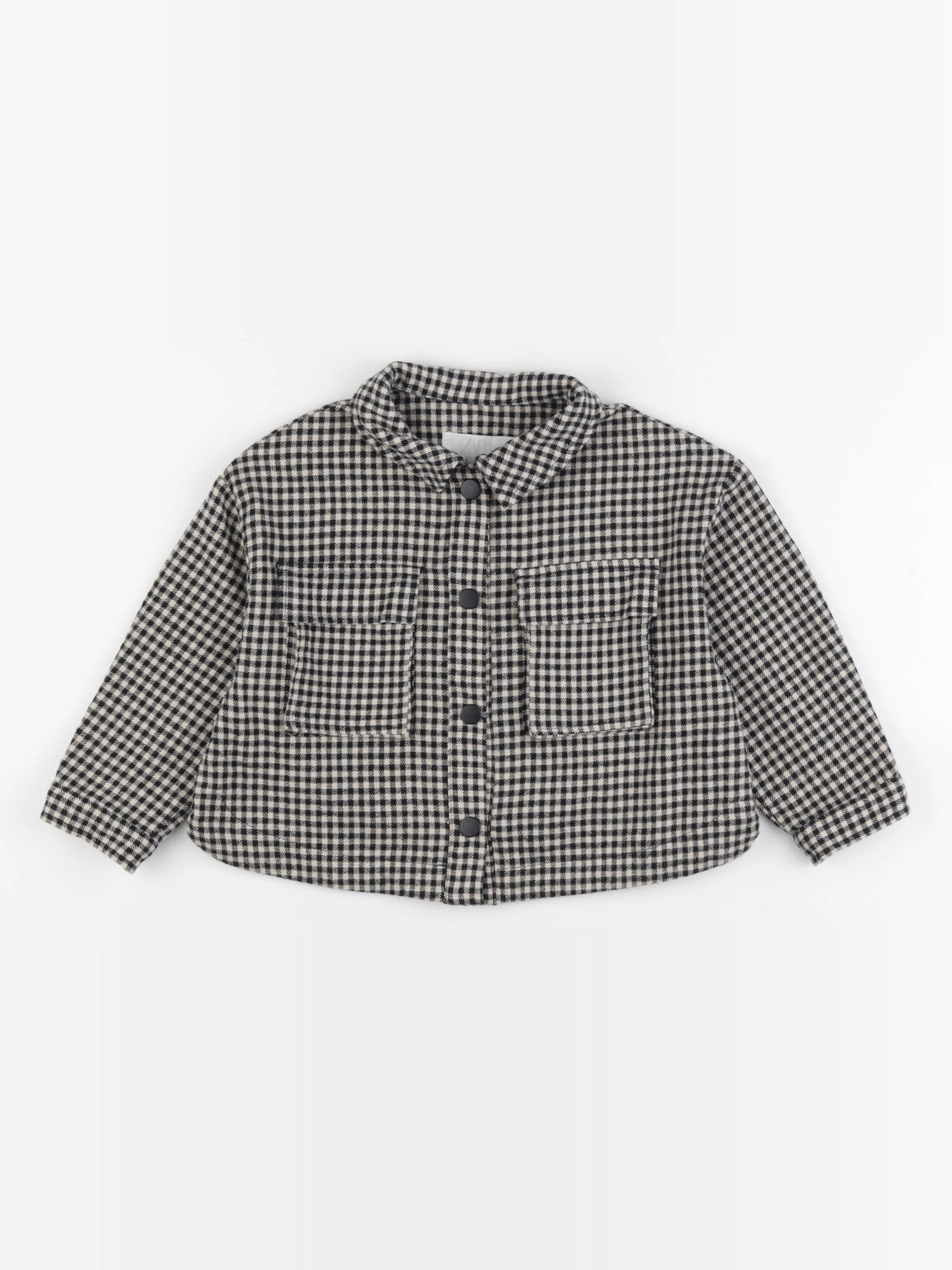 Zara - blouse noir, beige - 3/4 ans