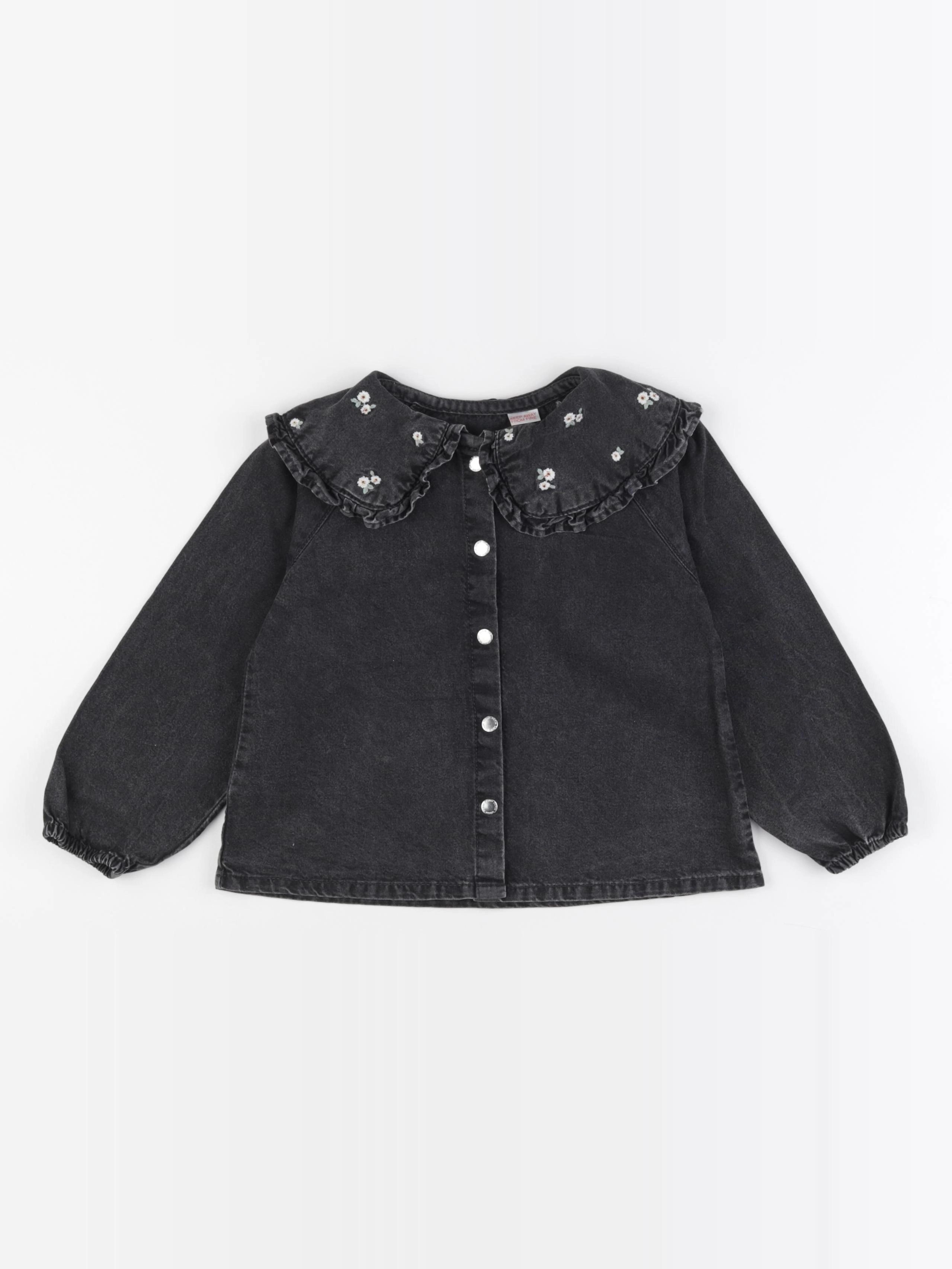 Zara - blouse gris - 3/4 ans