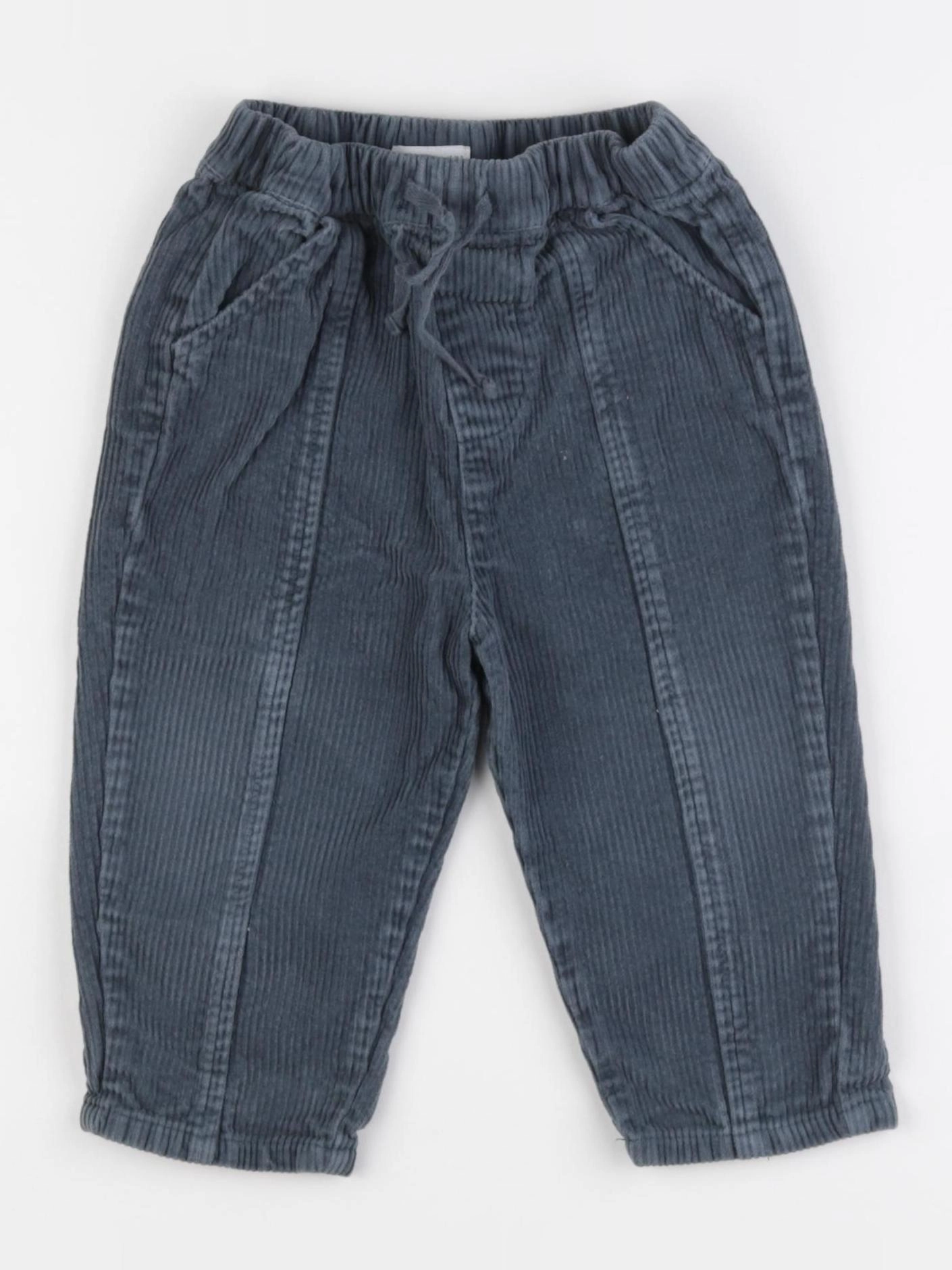 Vertbaudet - pantalon vert - 18 mois