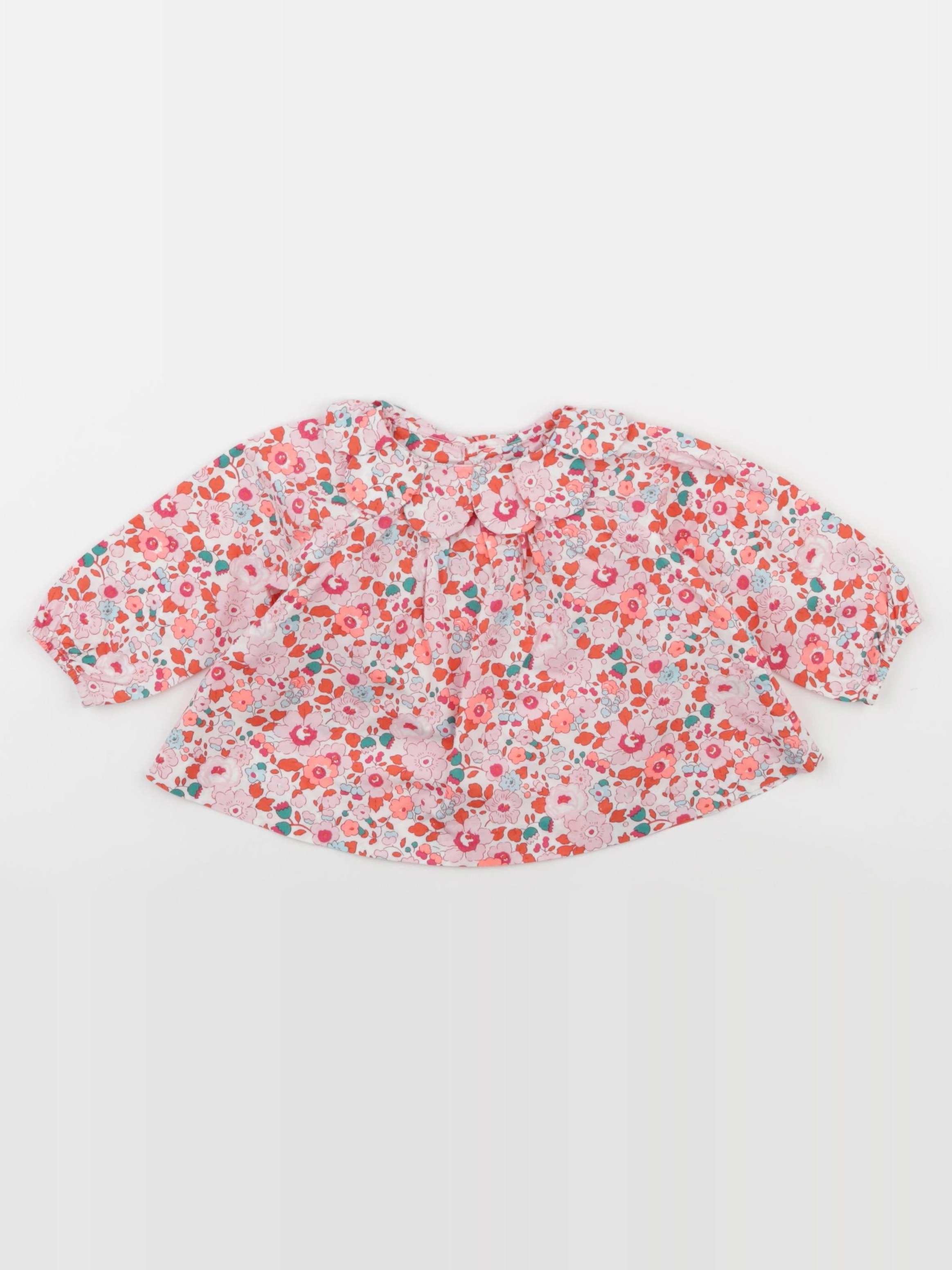 Jacadi - blouse liberty multicolore - 6 mois