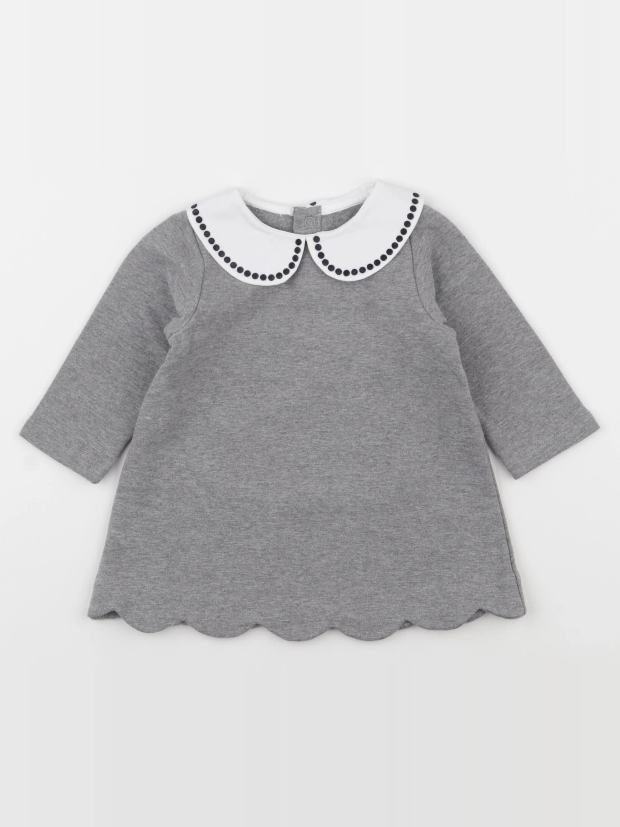 Jacadi - robe gris - 6 mois