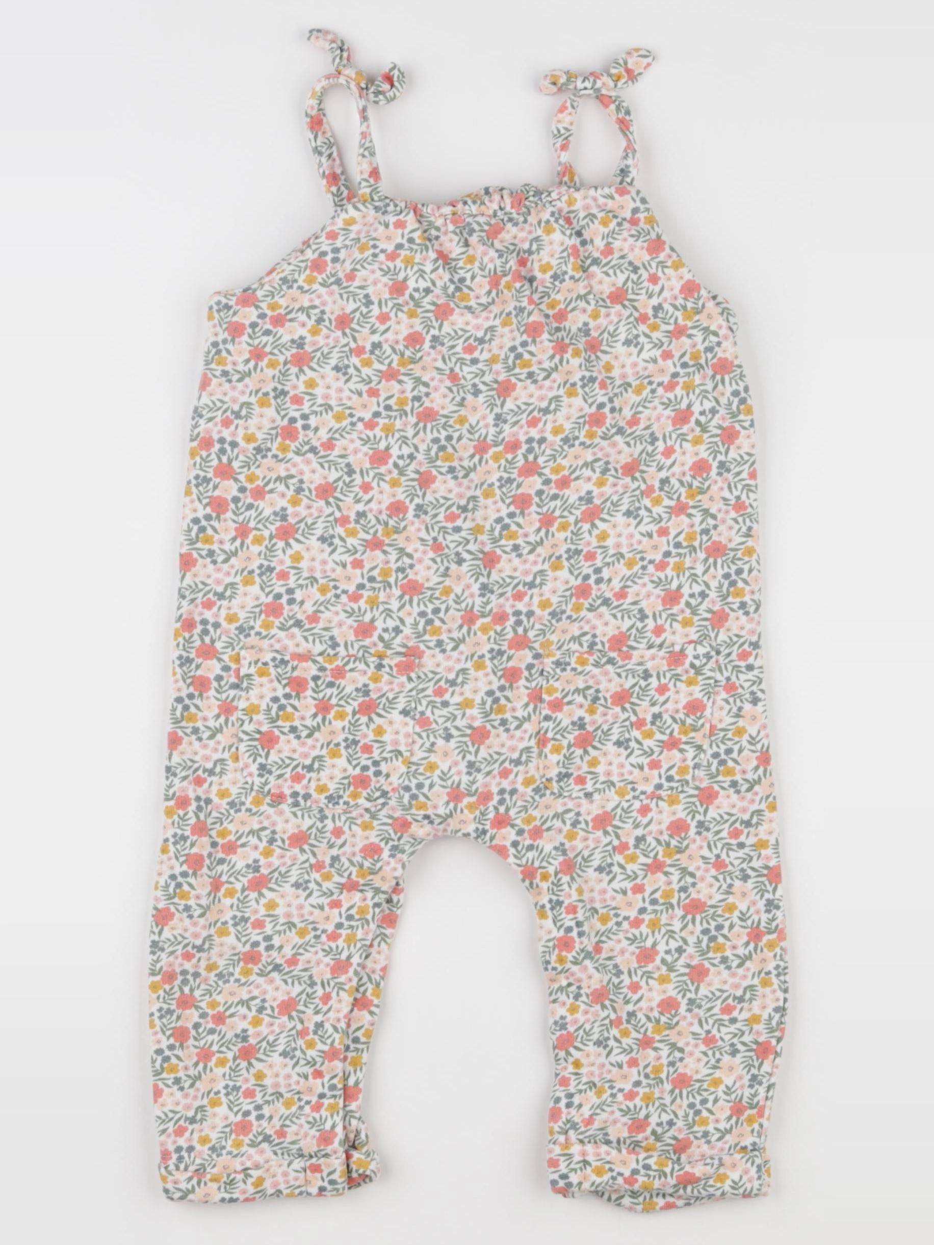 Vertbaudet - combinaison doublé multicolore - 18 mois