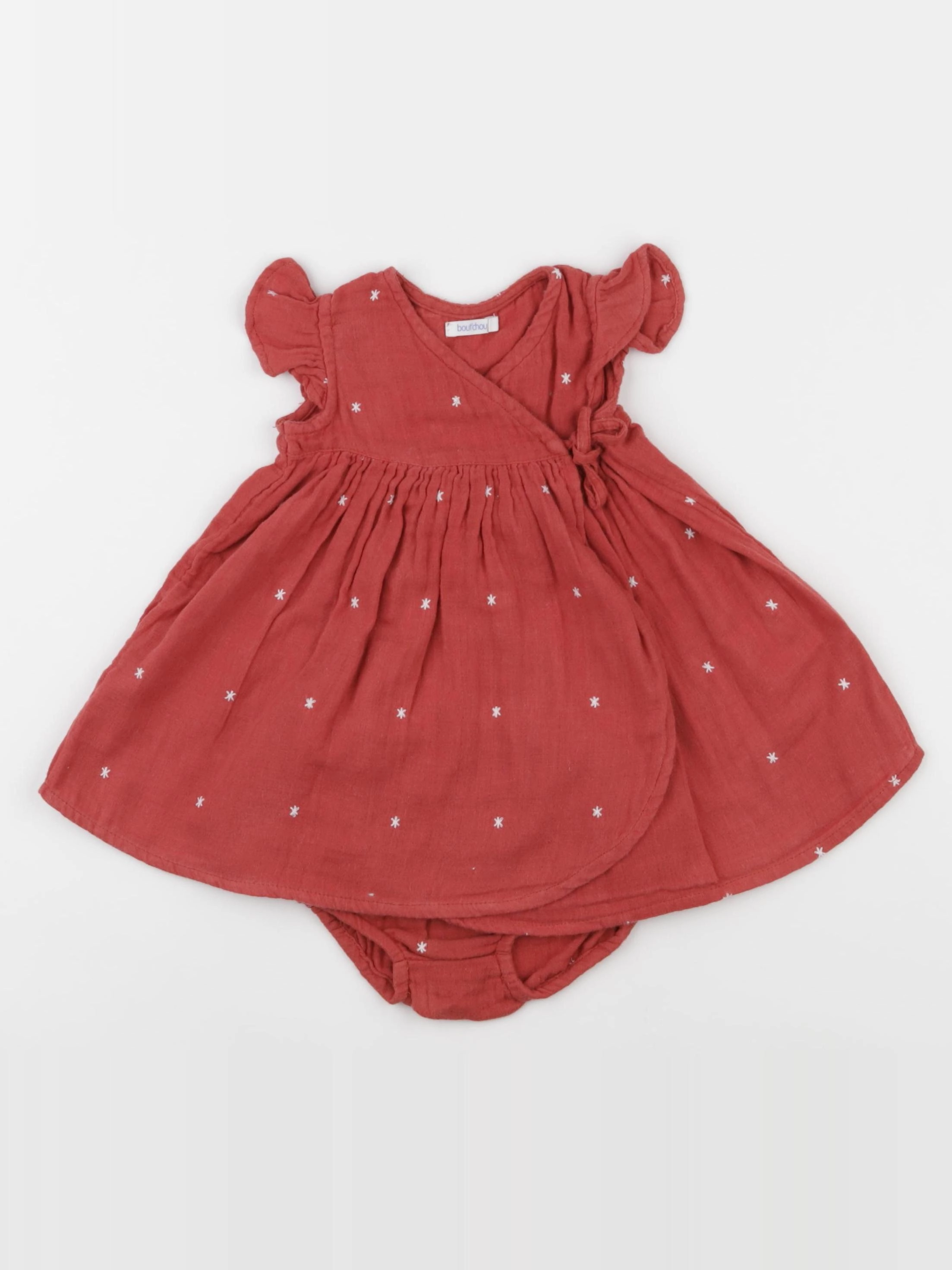 Boutchou - robe rouge - 6 mois