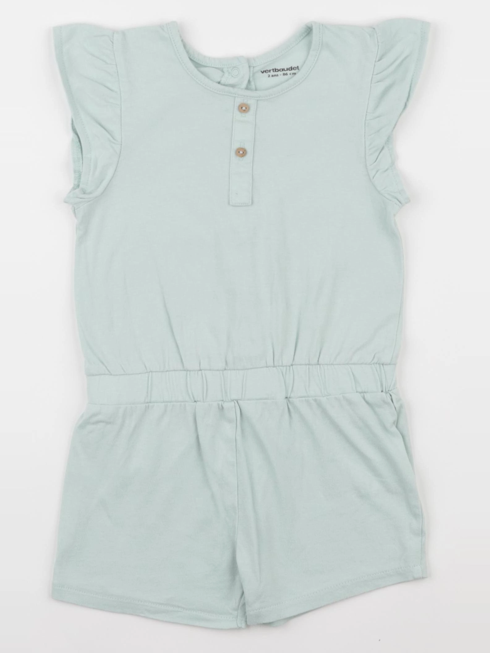 Vertbaudet - combinaison vert - 2 ans