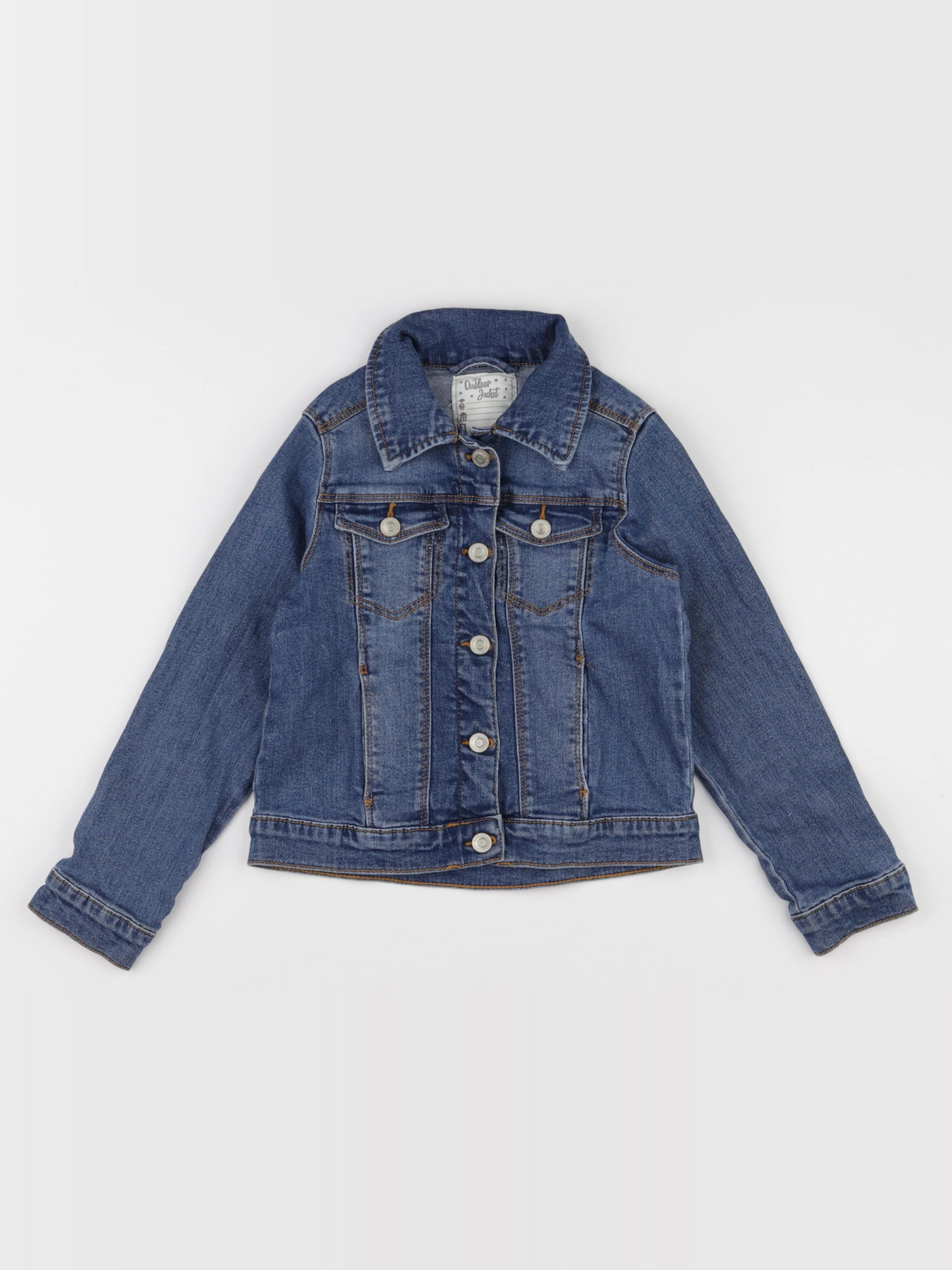 Vertbaudet - veste bleu - 7 ans