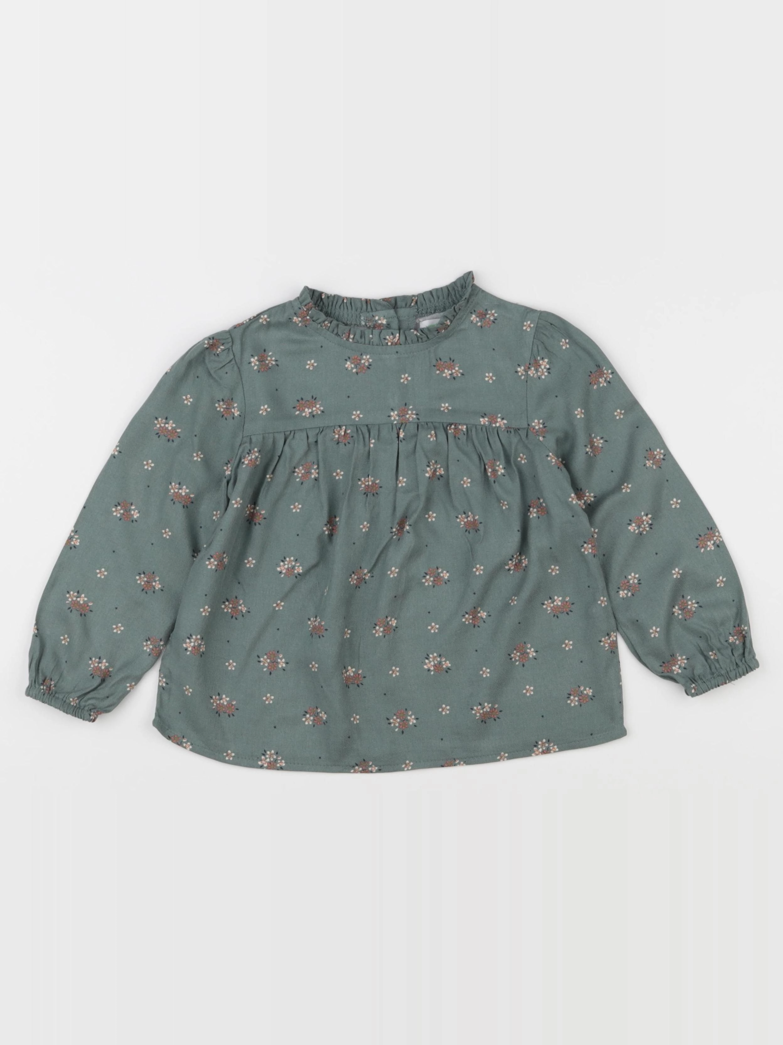 Vertbaudet - blouse vert - 3 ans