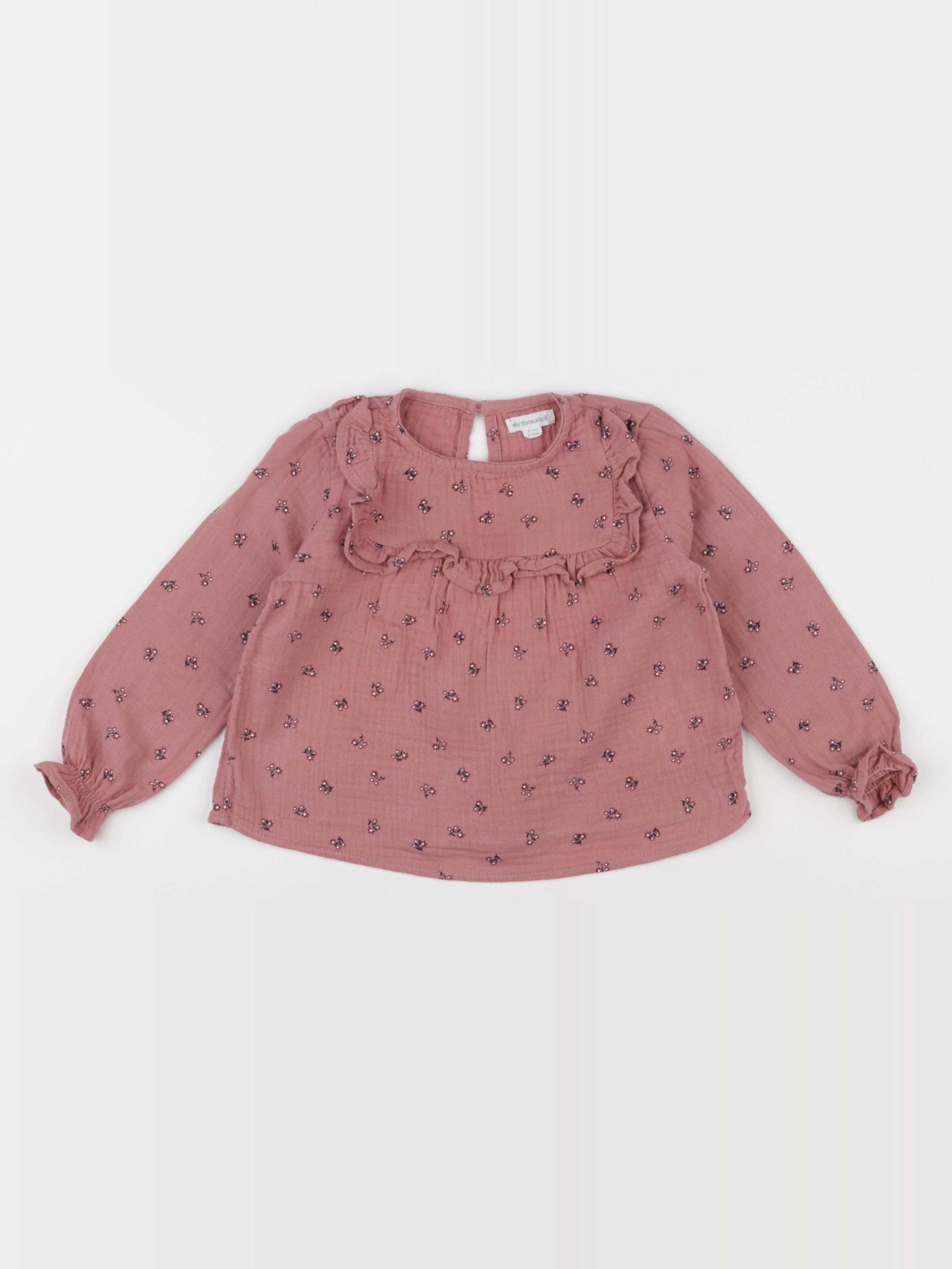 Vertbaudet - blouse rose - 3 ans