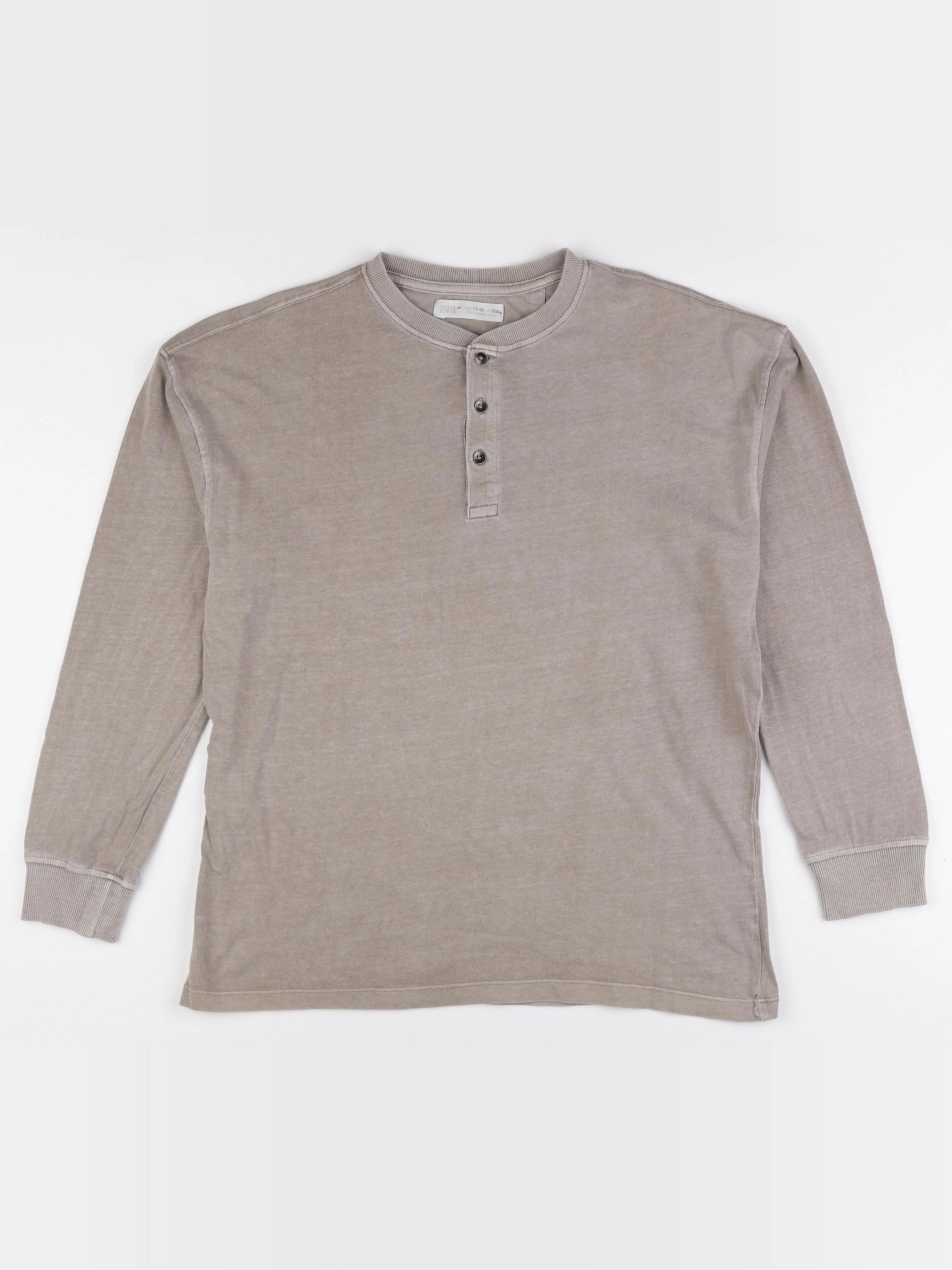 Zara - tee-shirt marron - 11/12 ans