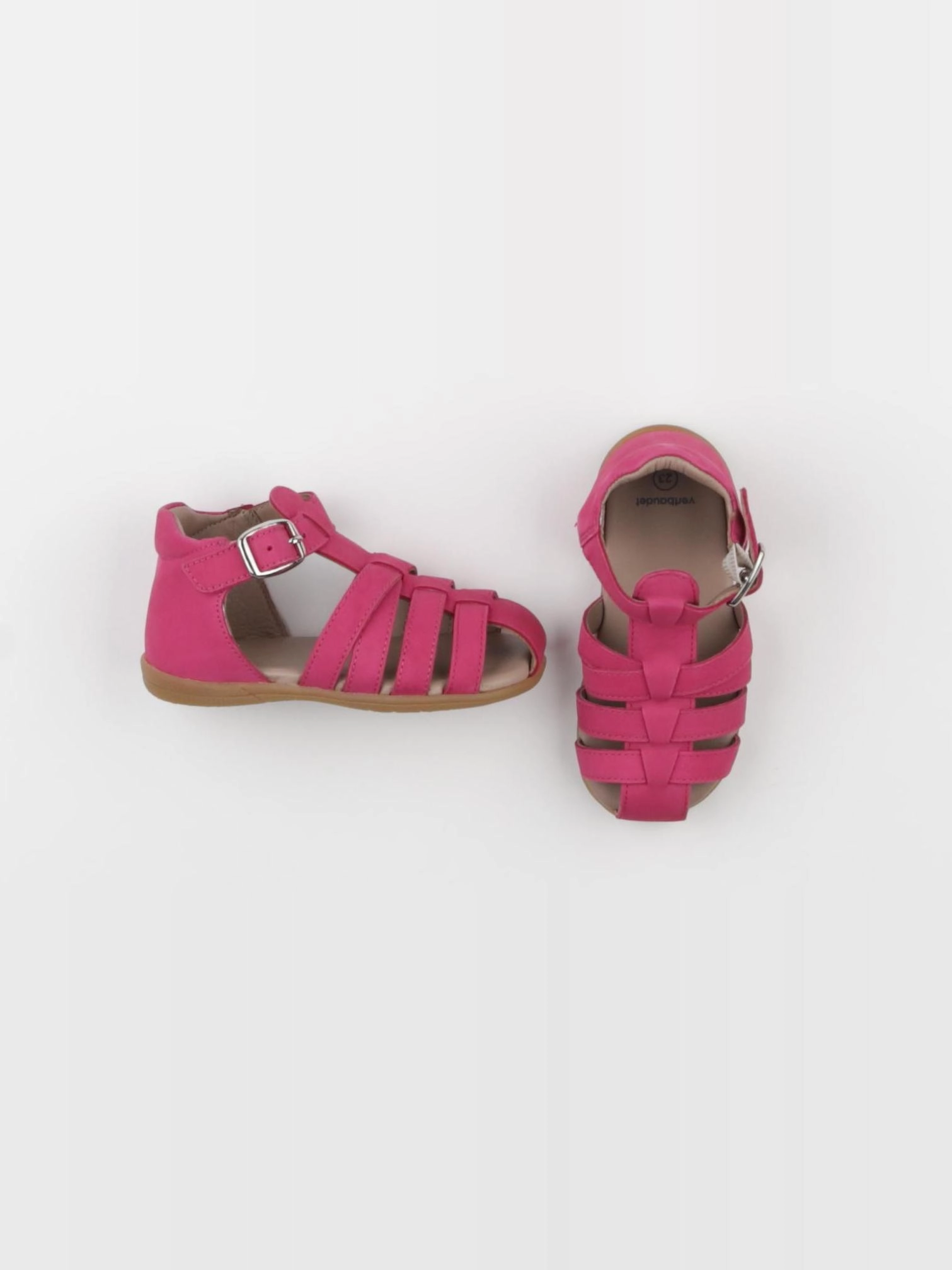 Vertbaudet - sandales rose - pointure 23