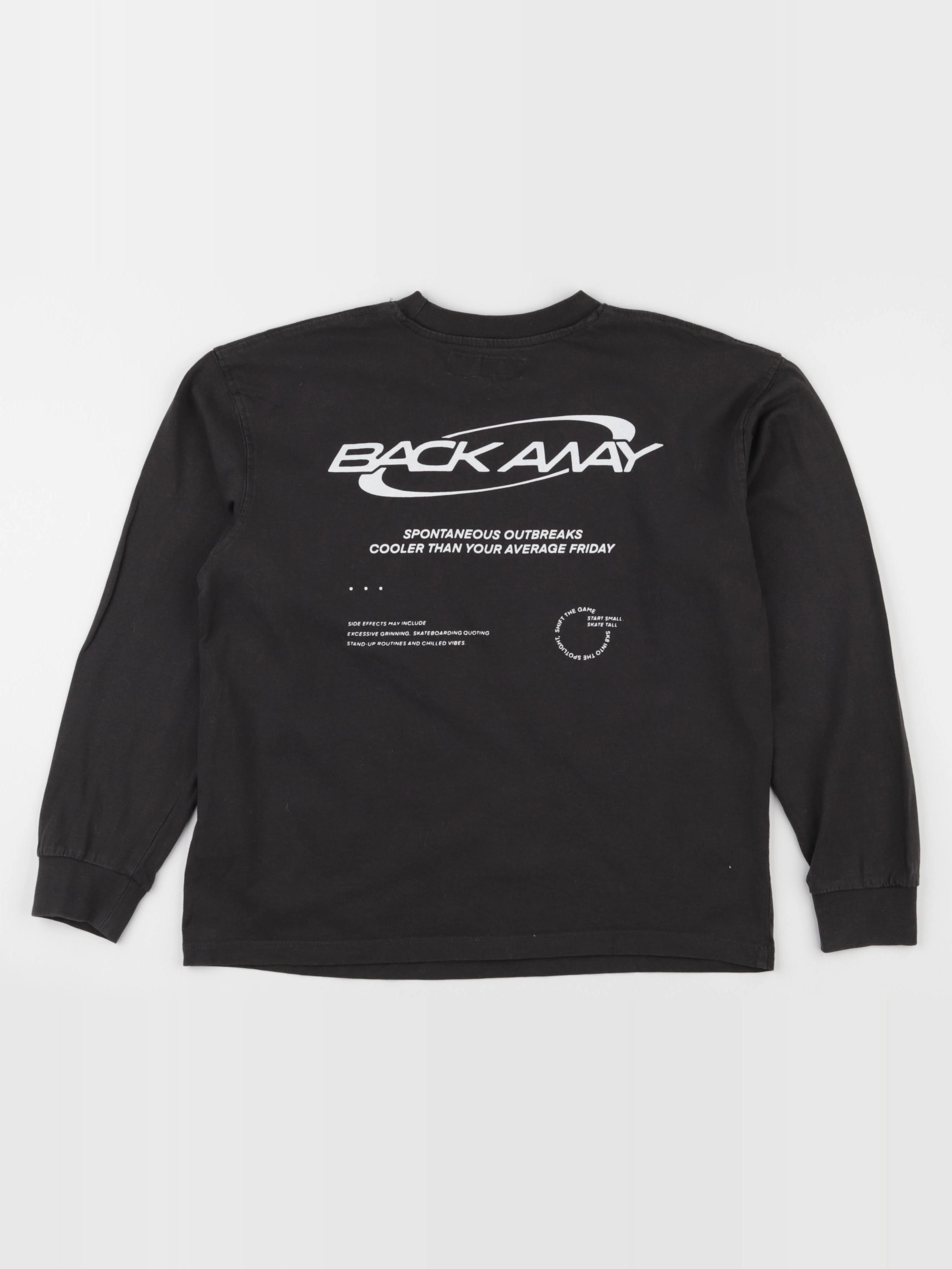 Zara - tee-shirt imprimé au dos gris - 9/10 ans