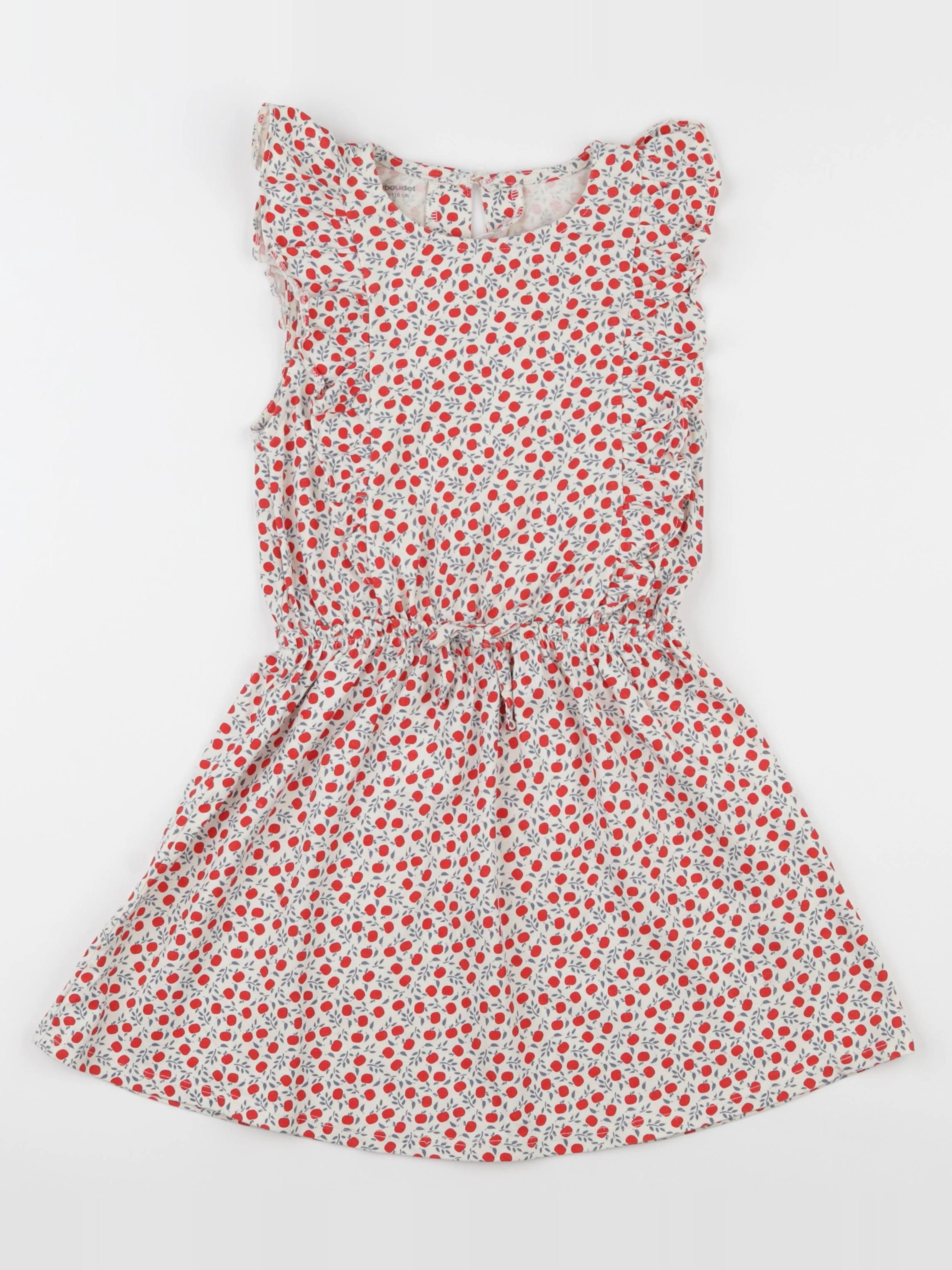 Vertbaudet - robe rouge - 6 ans