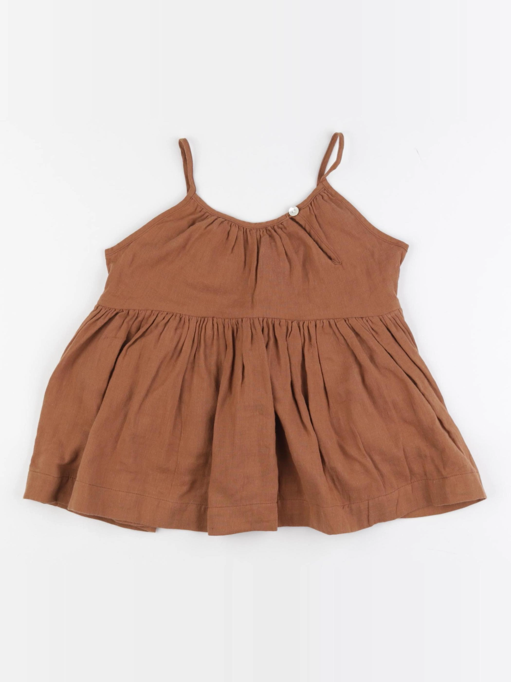Soor Ploom - blouse marron - 4/5 ans