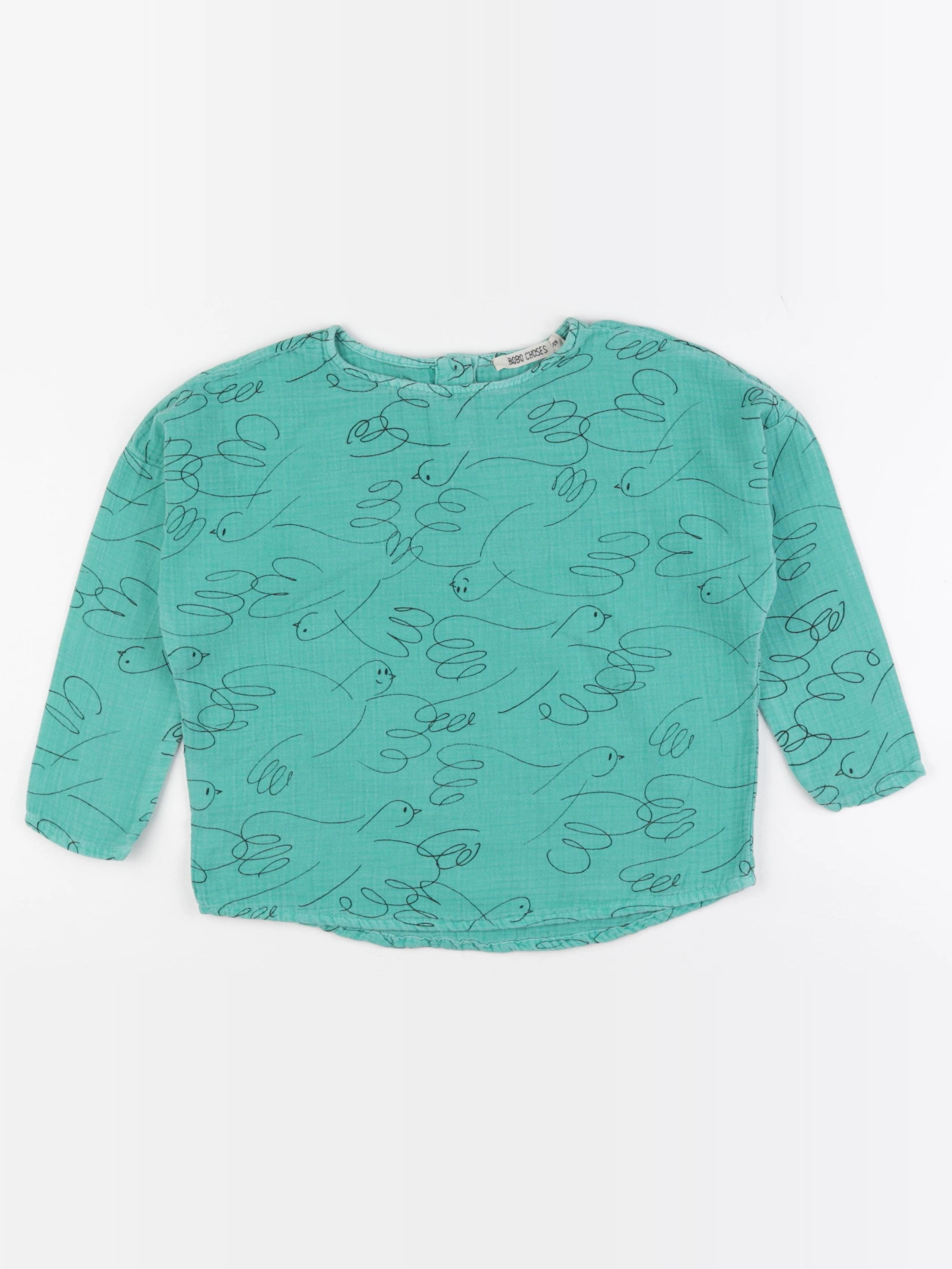 Bobo Choses - blouse vert - 4/5 ans