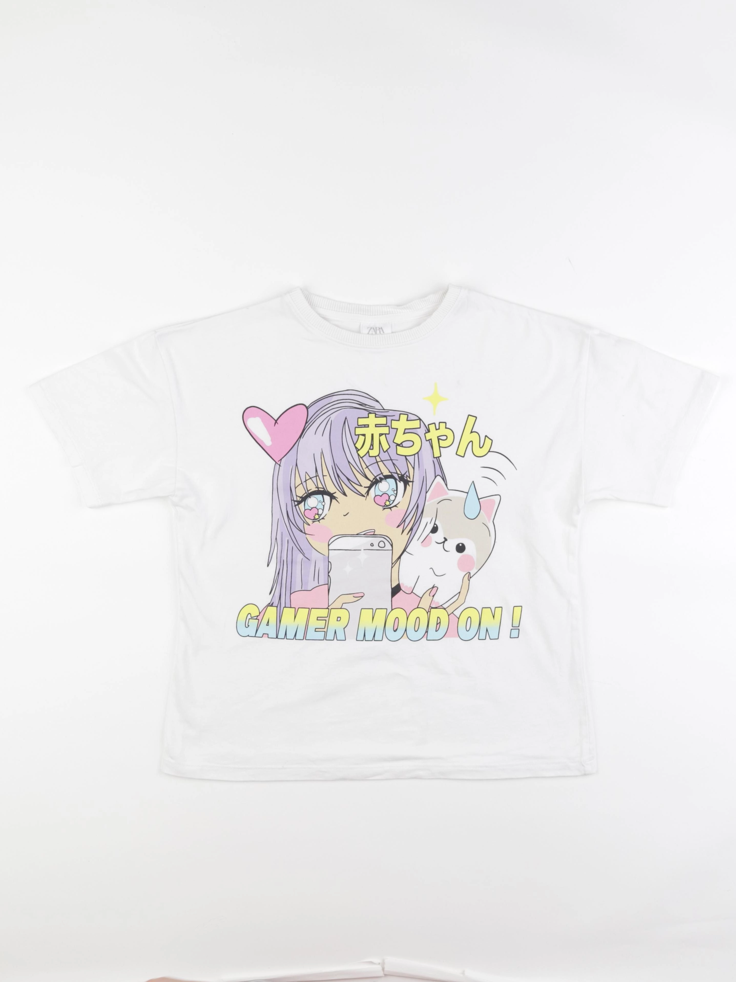 Zara - tee-shirt blanc - 9/10 ans