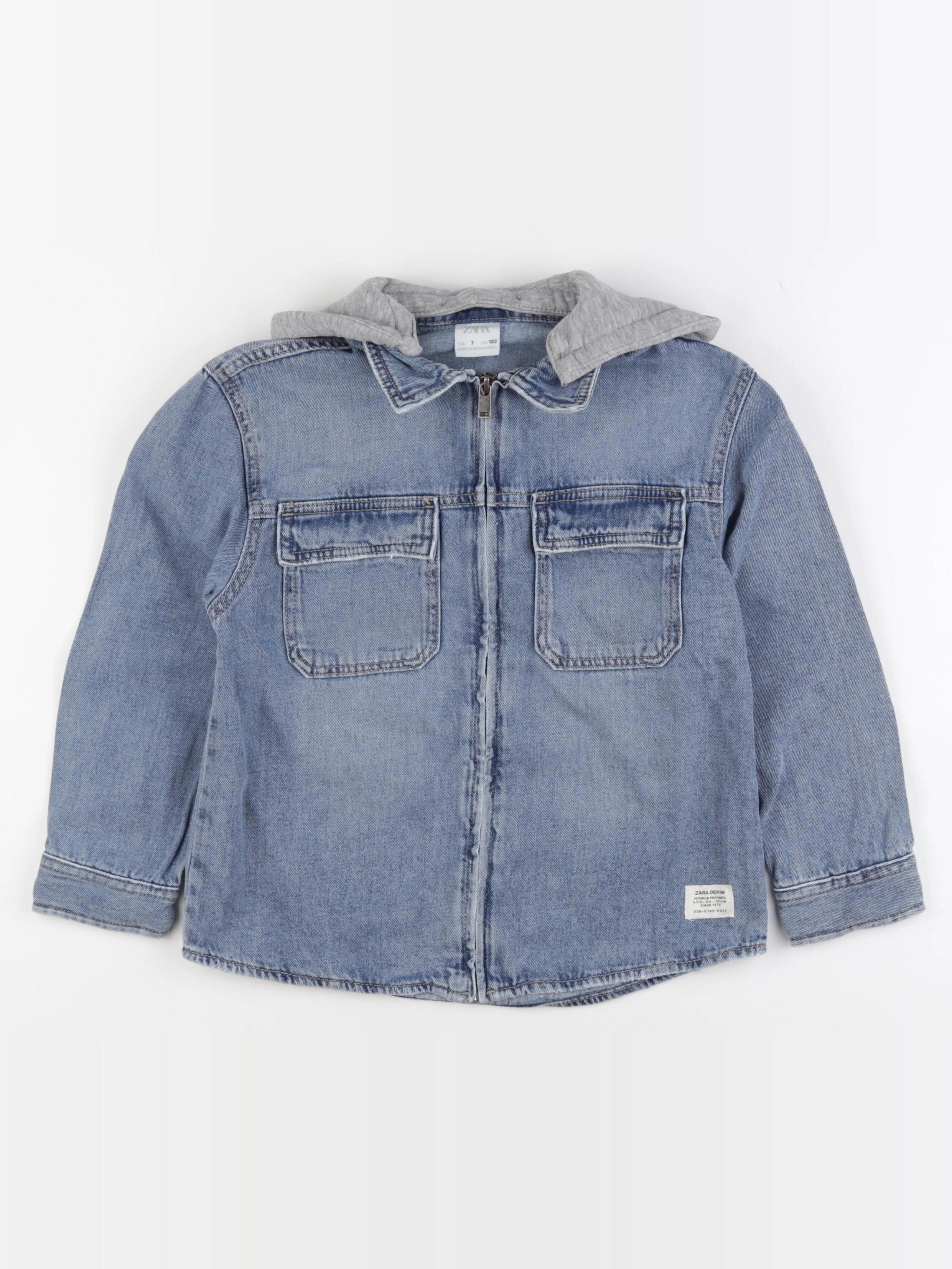 Zara - veste bleu - 7 ans