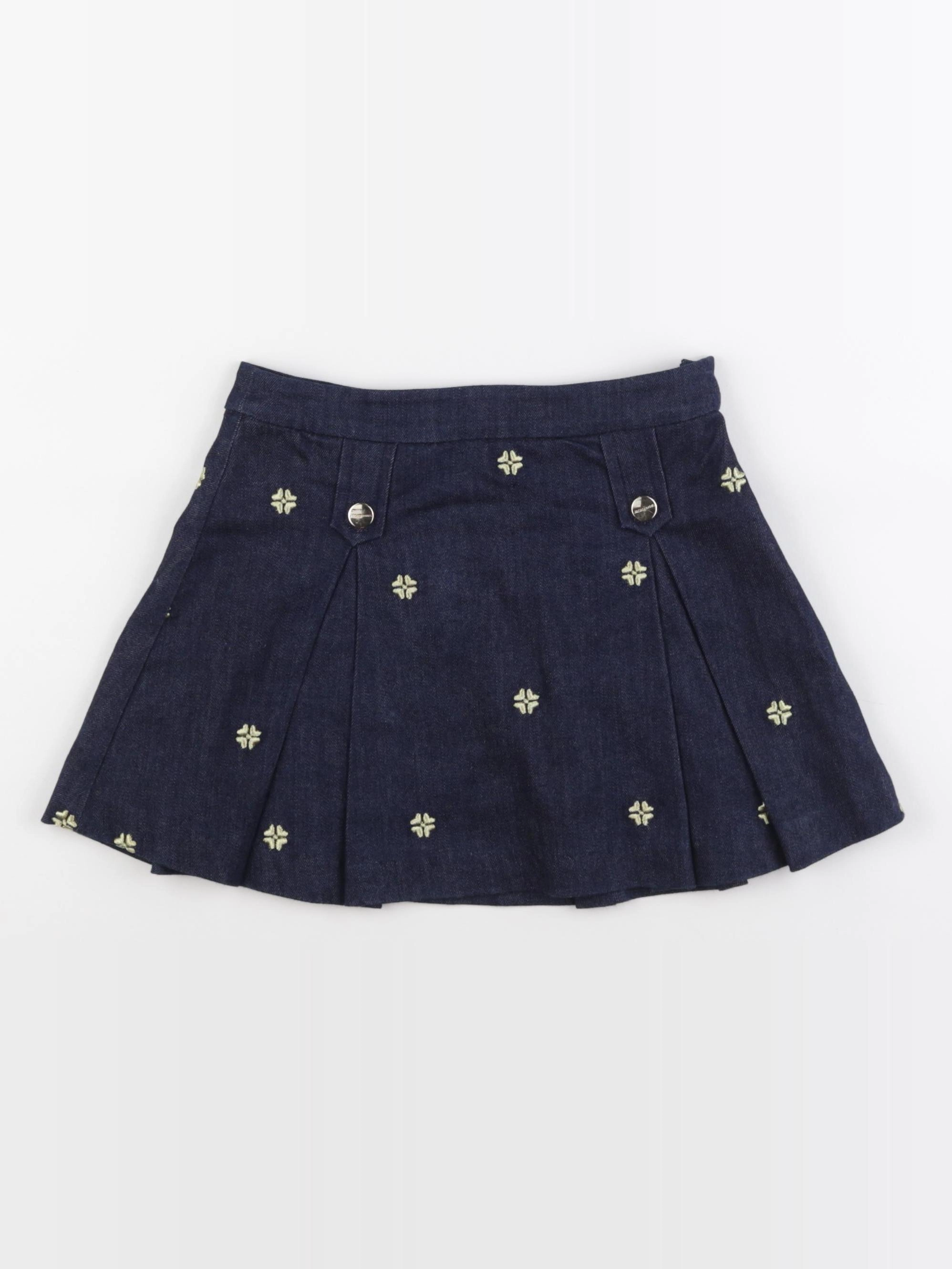 Jacadi - jupe bleu, or - 6 ans