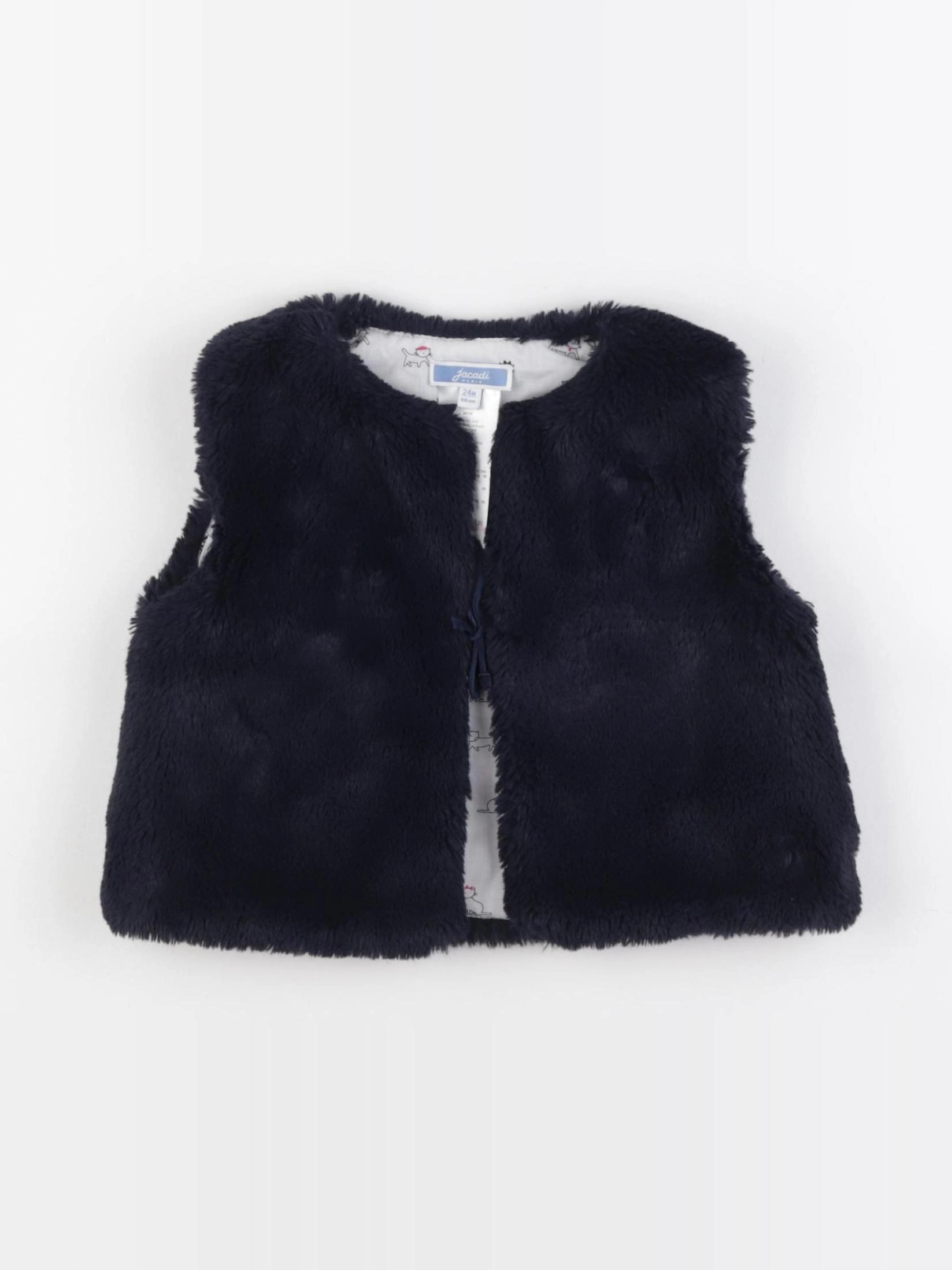 Jacadi - gilet bleu - 24 mois