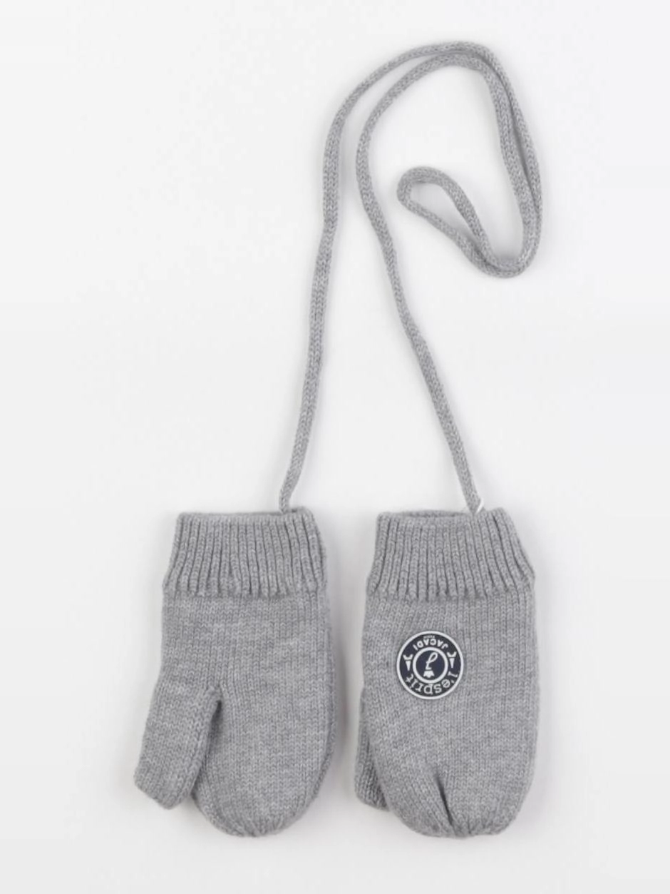 Jacadi - moufles gris - 24/36 mois