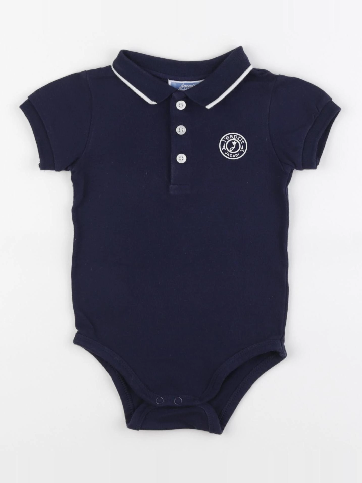 Jacadi - body à col bleu - 12 mois