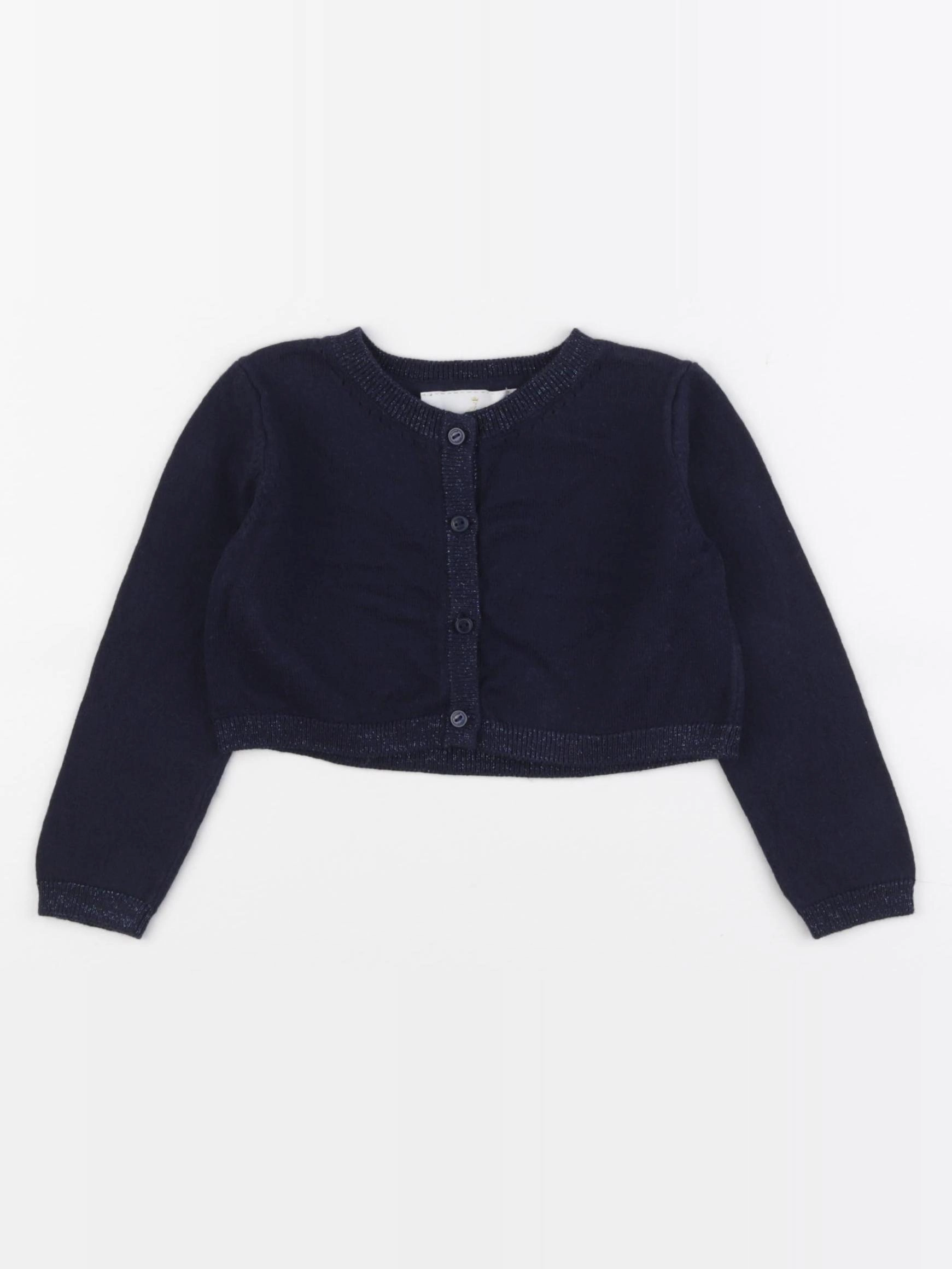 Jacadi - gilet bleu - 2 ans