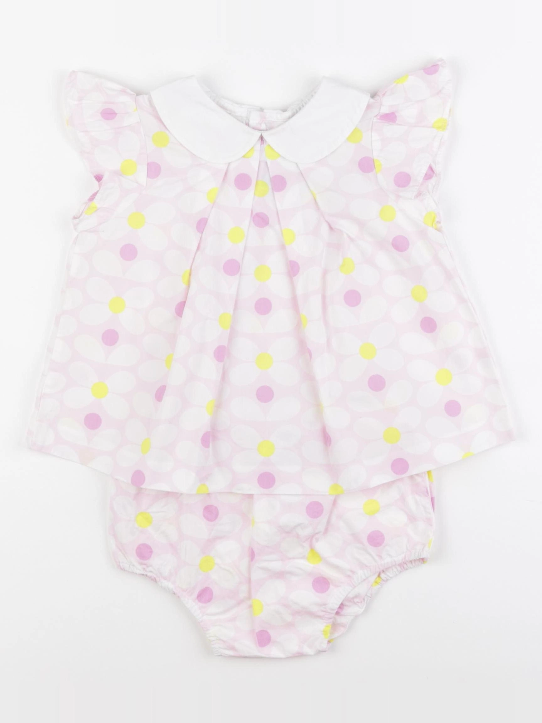 Jacadi - ensemble rose, jaune - 36 mois
