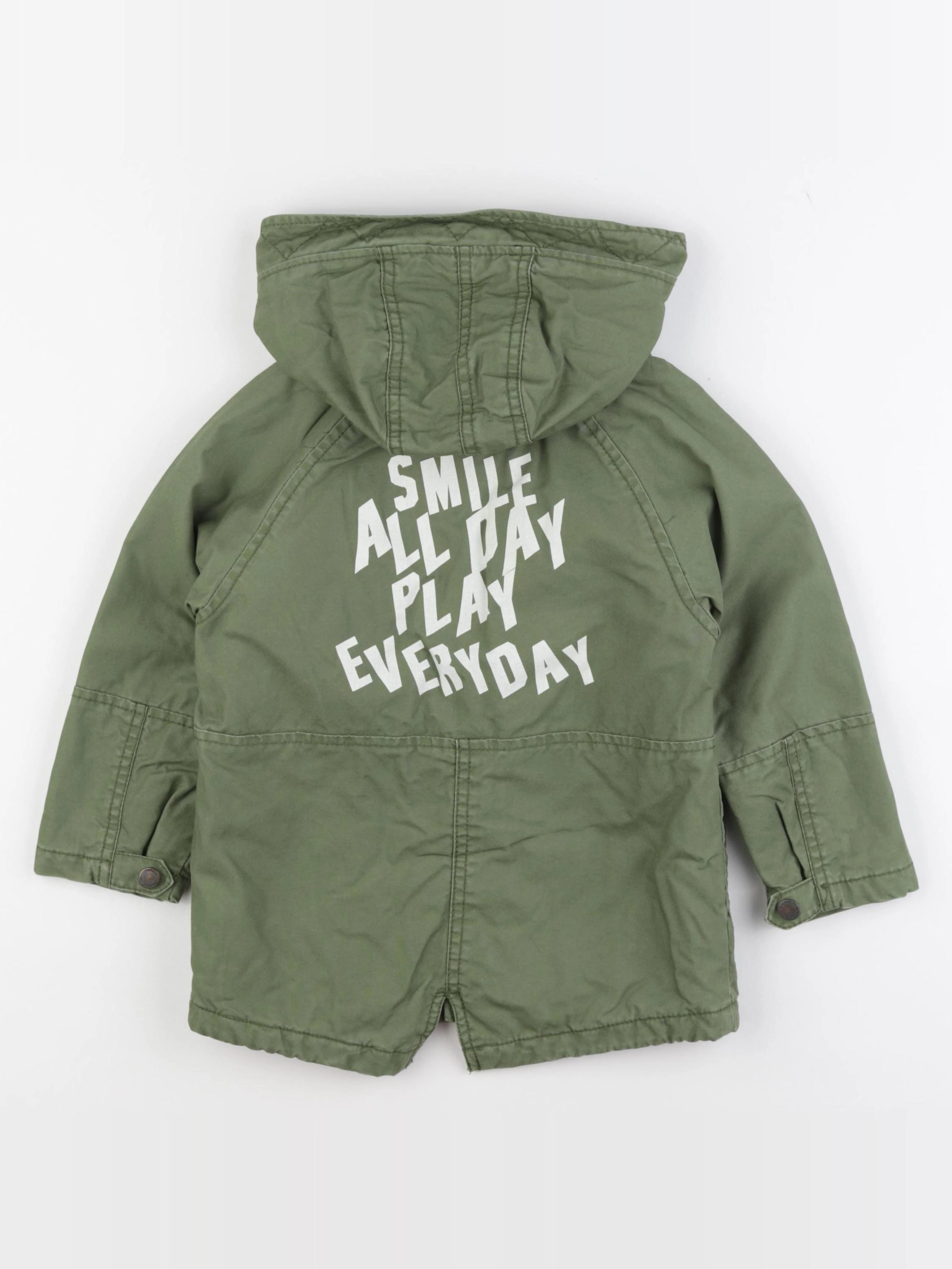 Zara - manteau vert - 3/4 ans