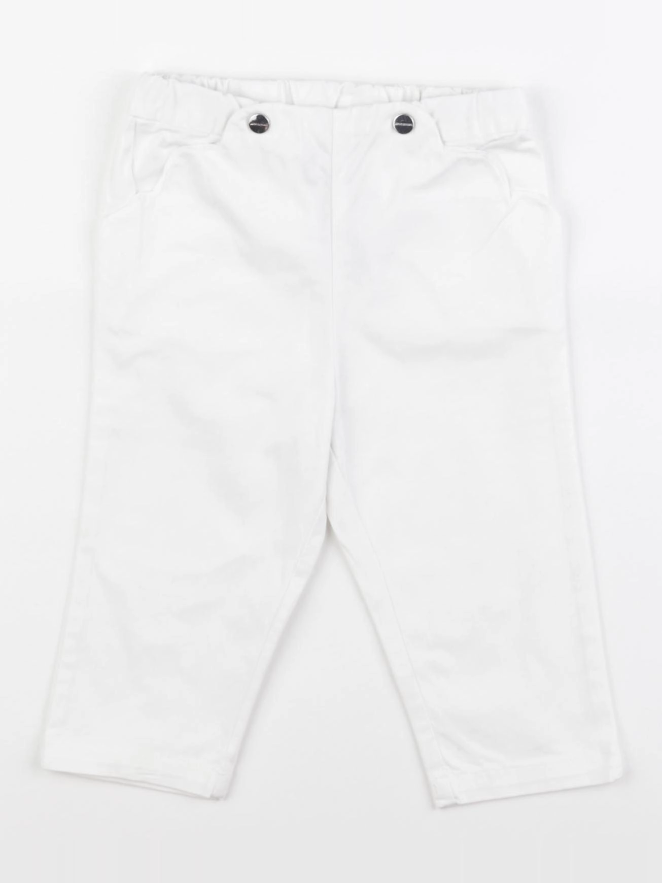 Jacadi - pantalon blanc - 12 mois