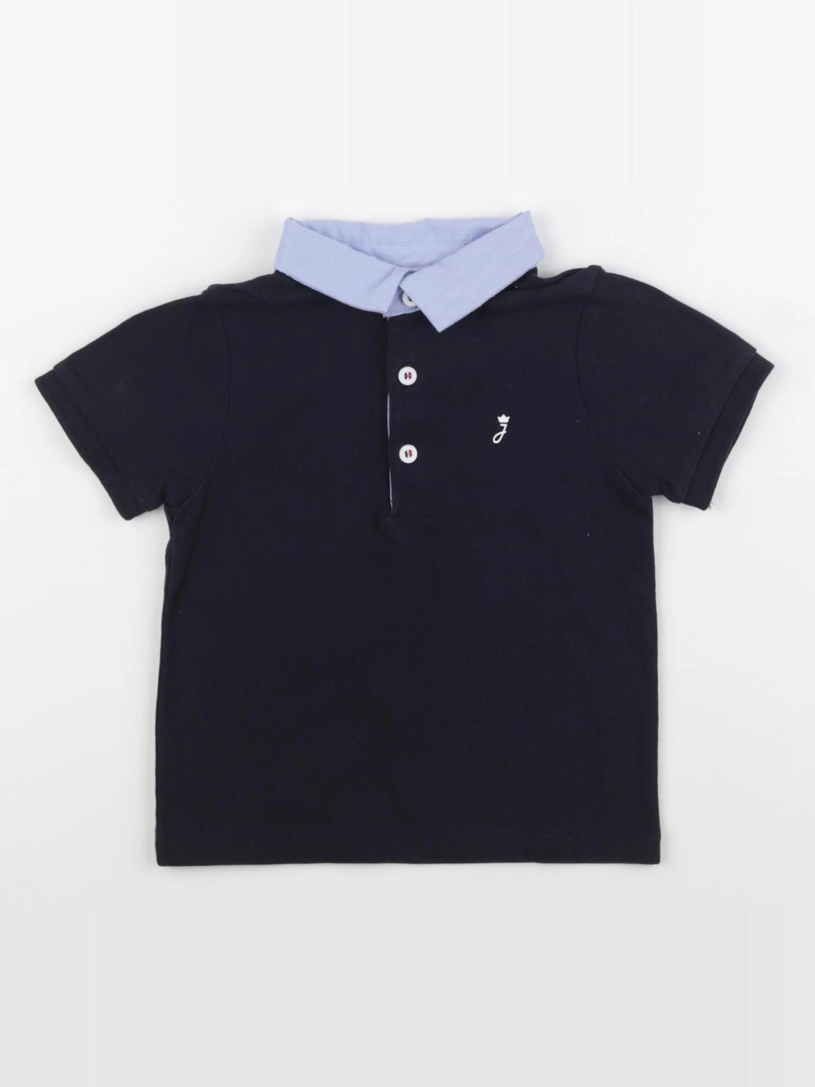 Jacadi - polo bleu - 24 mois