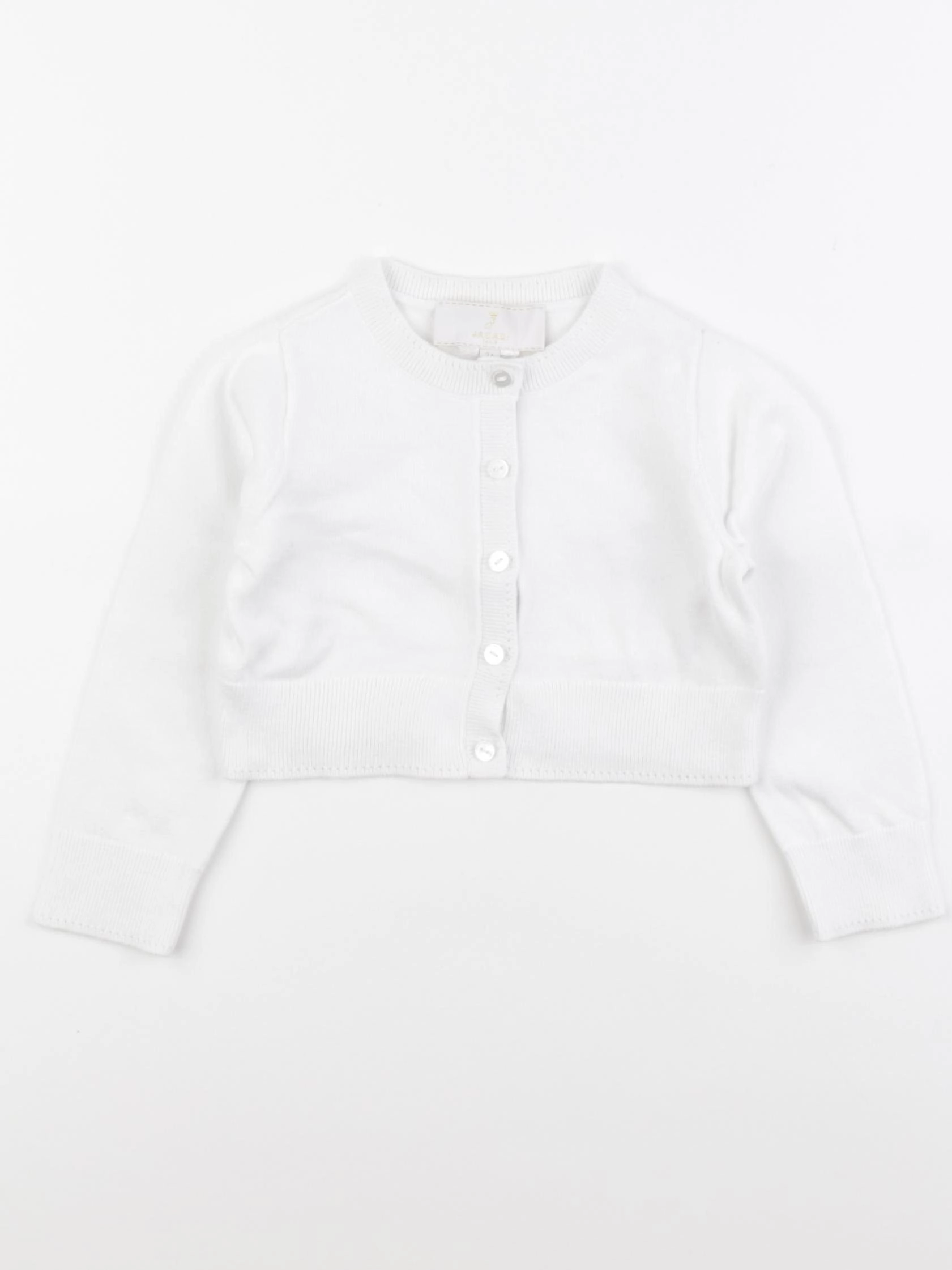 Jacadi - gilet blanc - 2 ans